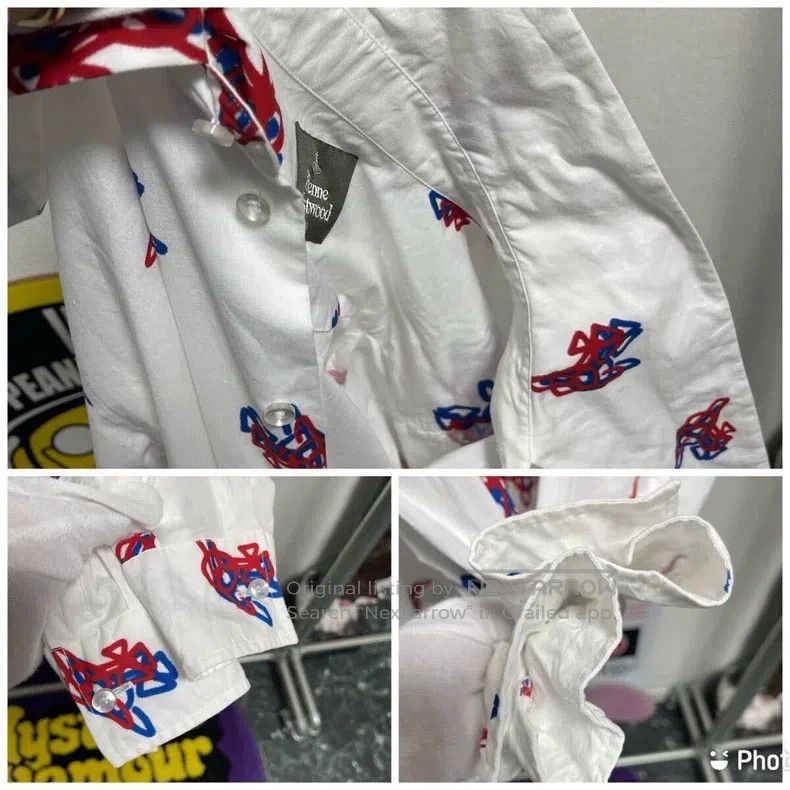Vivienne Westwood Vivienne Westwood Full-print planet shirt Size L / US 10 / IT 46 - 4 Thumbnail