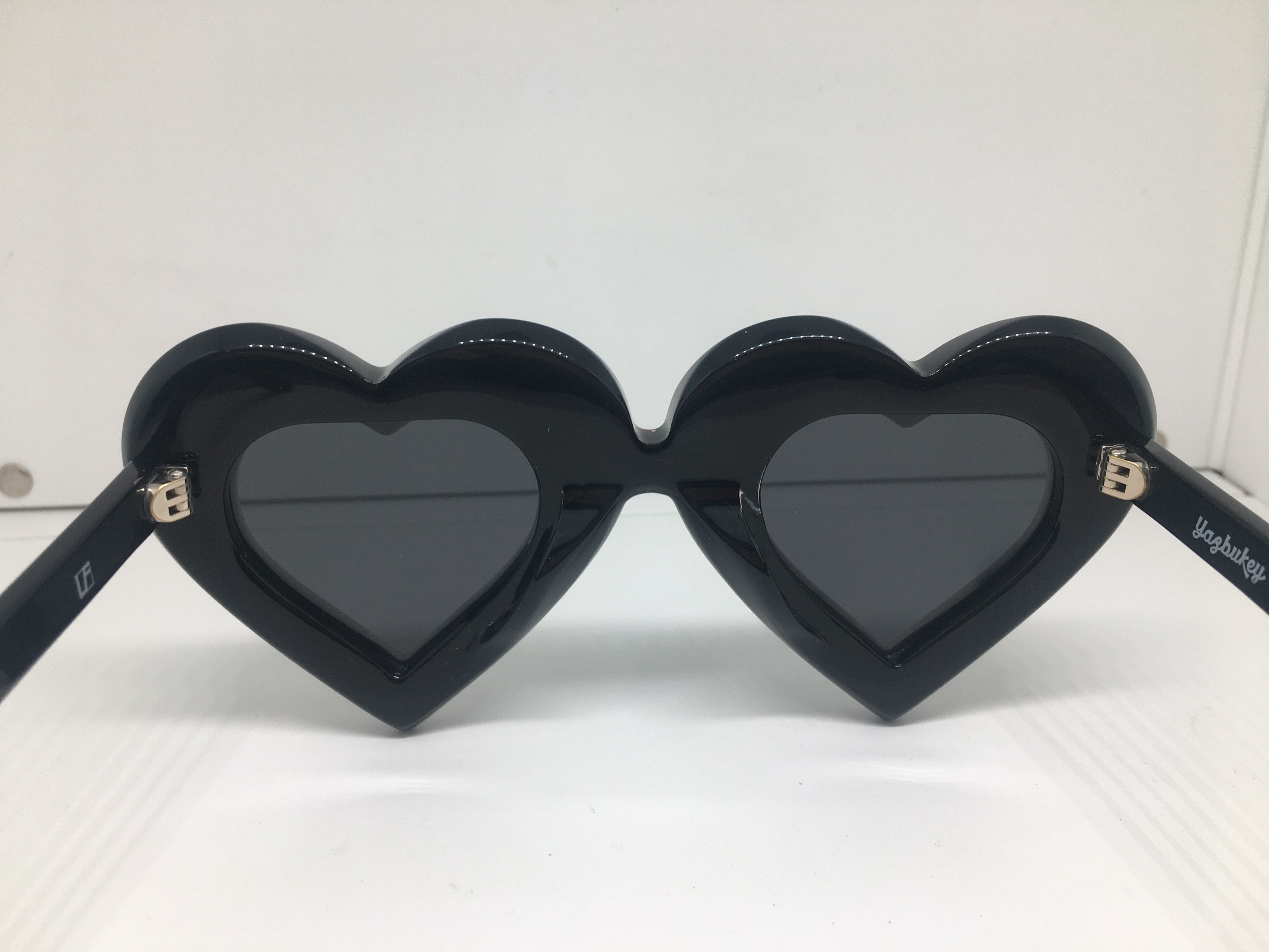 Linda Farrow Linda Farrow Yazbukey RAREOp Art Heart Frame Sunglasses Size ONE SIZE - 5 Thumbnail
