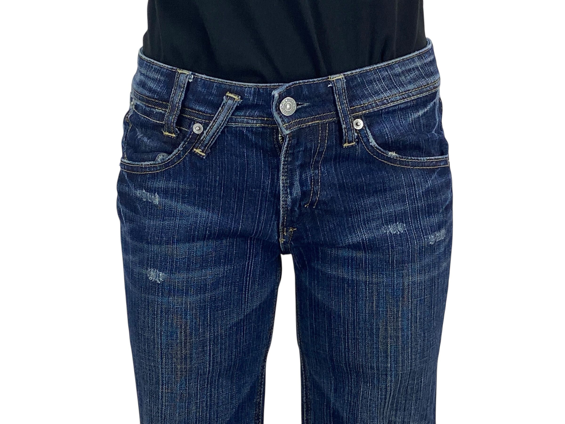 Japanese Brand Nove Low Rise Women Jeans Size 26" / US 2 / IT 38 - 3 Thumbnail