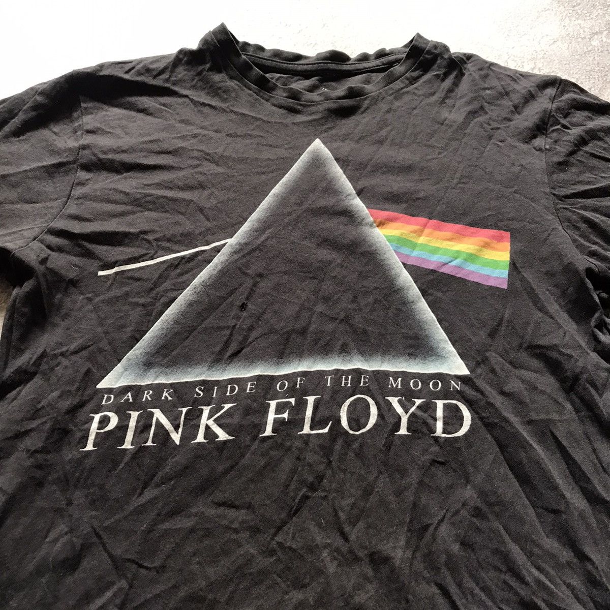 Vintage Vintage 90s Pink Floyd Graphic Tee Sun Faded Grunge Baggy S Size US S / EU 44-46 / 1 - 2 Thumbnail