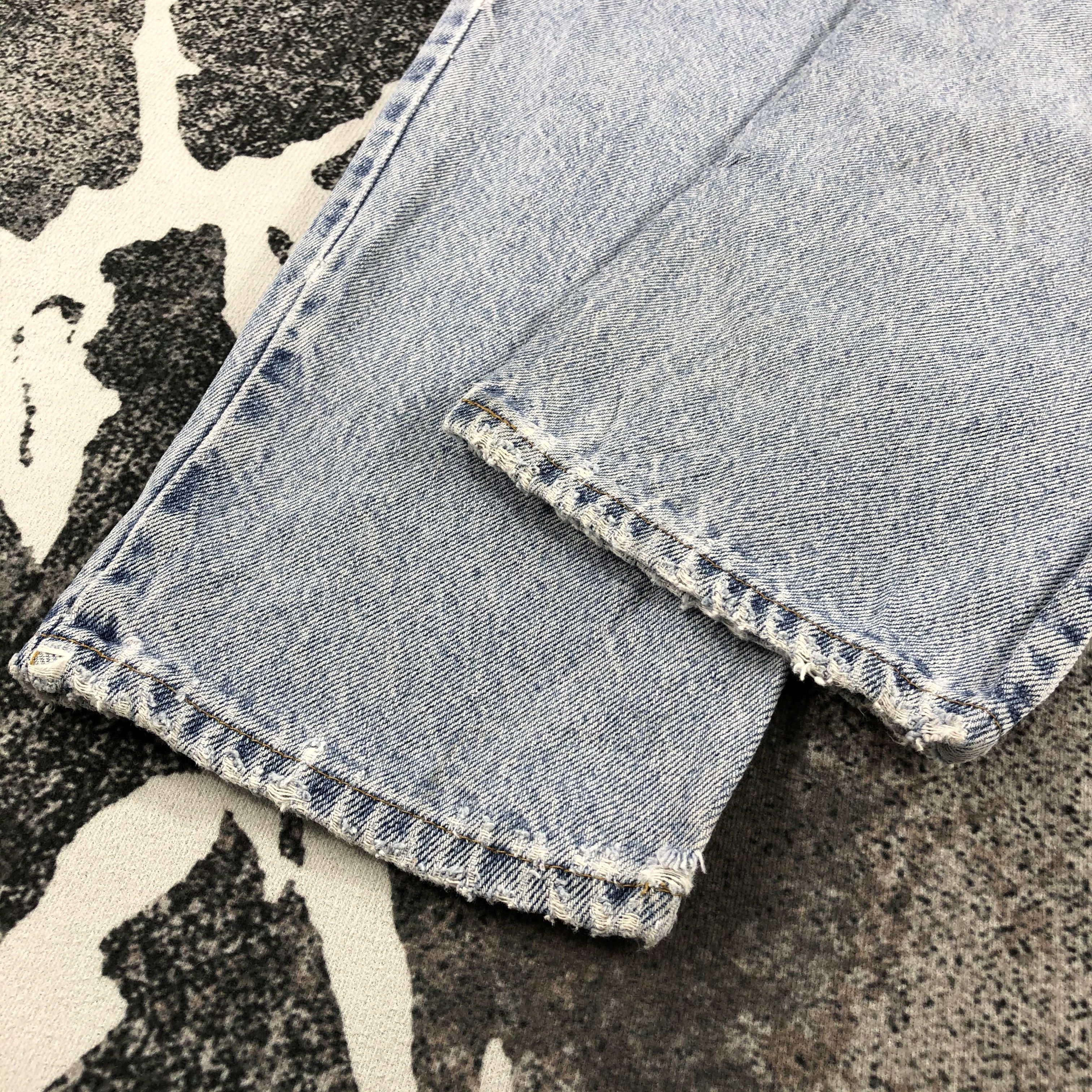 Levi's Vintage 90s Levis 550 Jeans Medium Wash Denim KJ928 Size US 33 - 6 Thumbnail