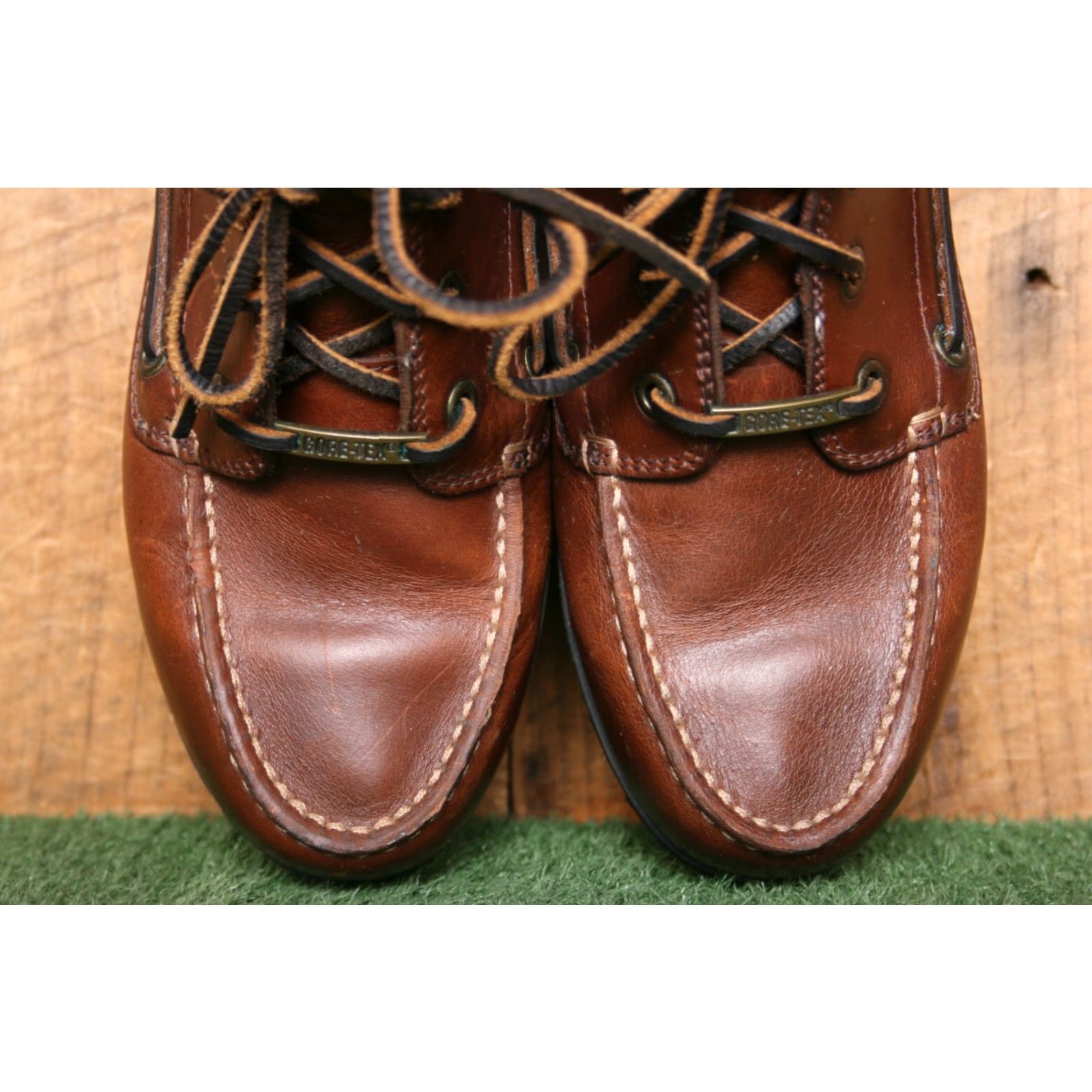 Timberland Vintage Timberland Brown Leather Gore-Tex Ankle Boots Women's 8.5 M (Fit 8 N) Boot Size US 8 / IT 38 - 5 Thumbnail