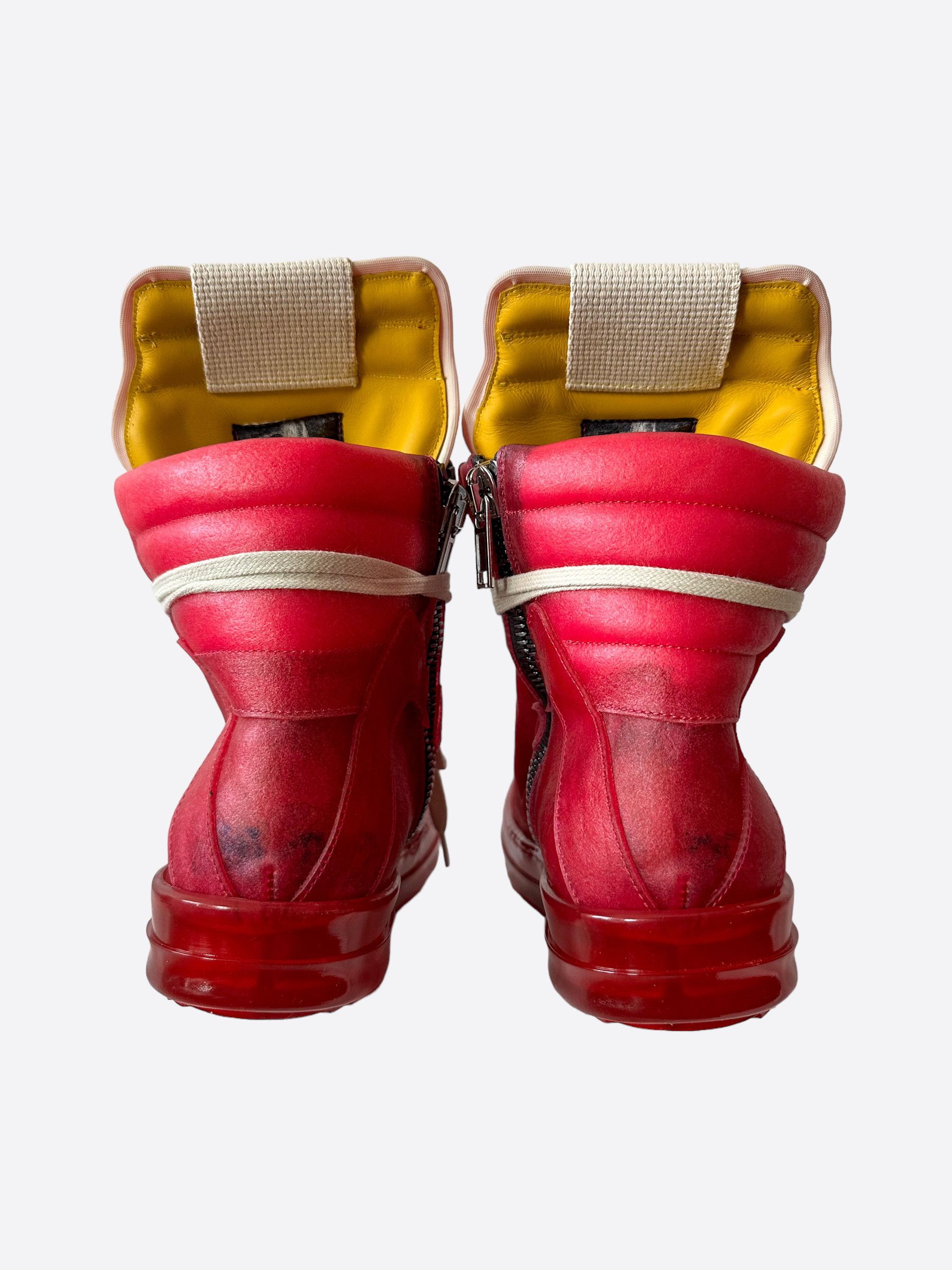Rick Owens Rick Owens Hot Pink Geobasket High Top Women Sneakers Size US 7 / IT 37 - 6 Thumbnail