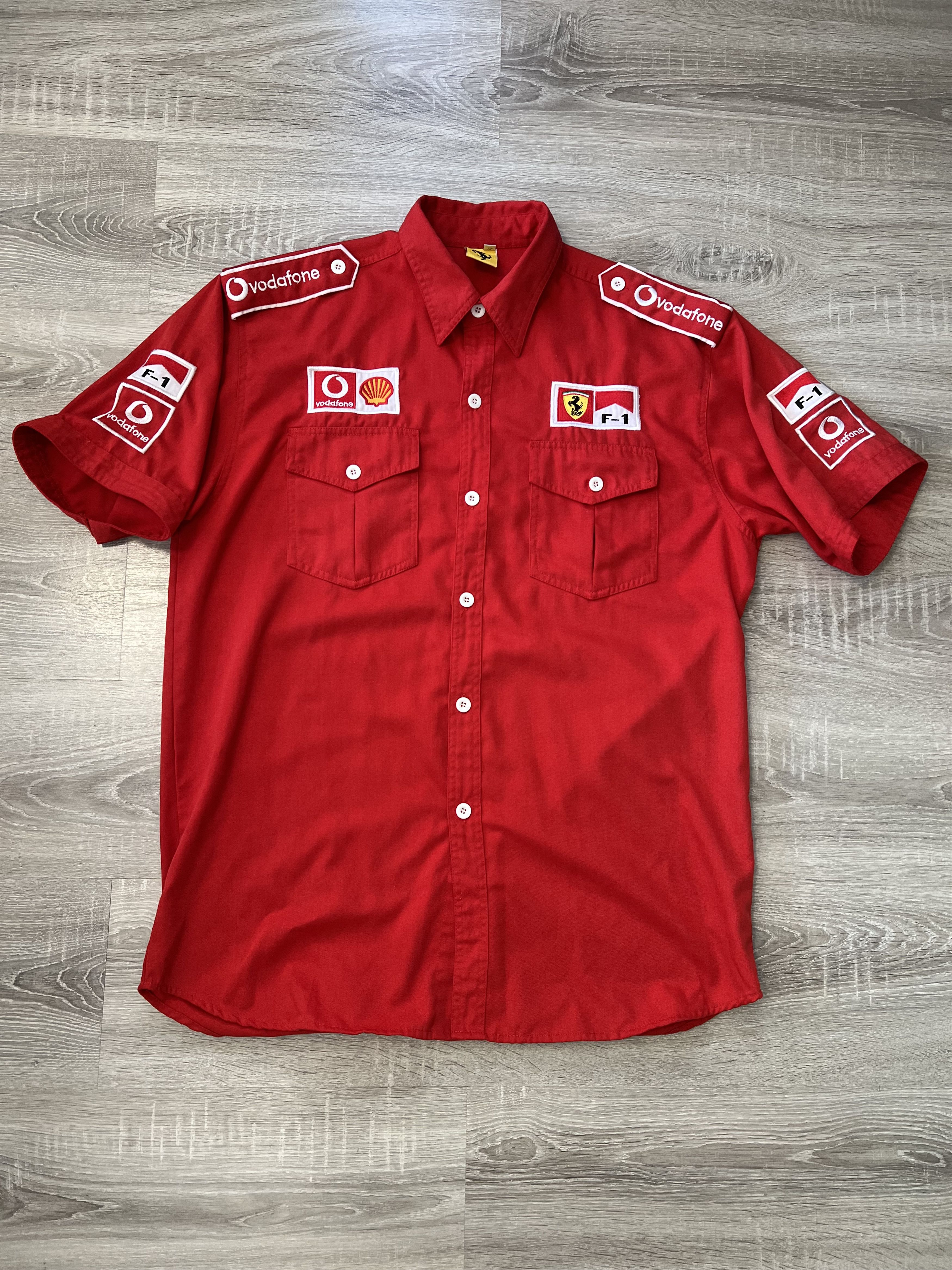 Ferrari Ferrari F1 Vodafone Schell Pocket Shirt Red Racing Size US XXL / EU 58 / 5 - 3 Thumbnail