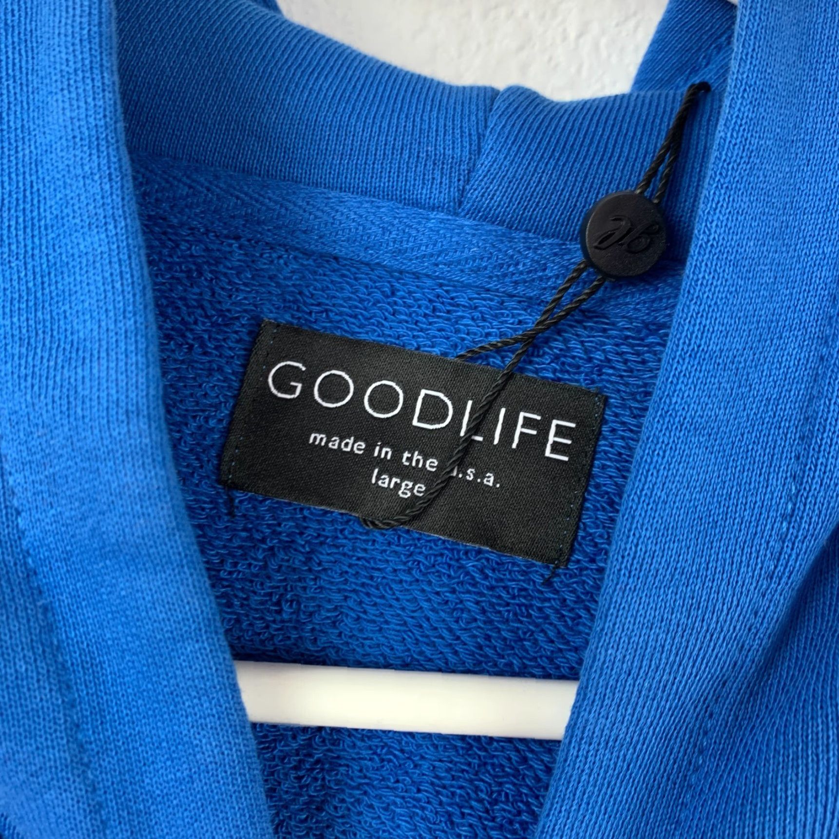 Vintage VINTAGE Goodlife Blue Hoodie Sweatshirt Mens Large NWT Made in USA Size US L / EU 52-54 / 3 - 4 Thumbnail
