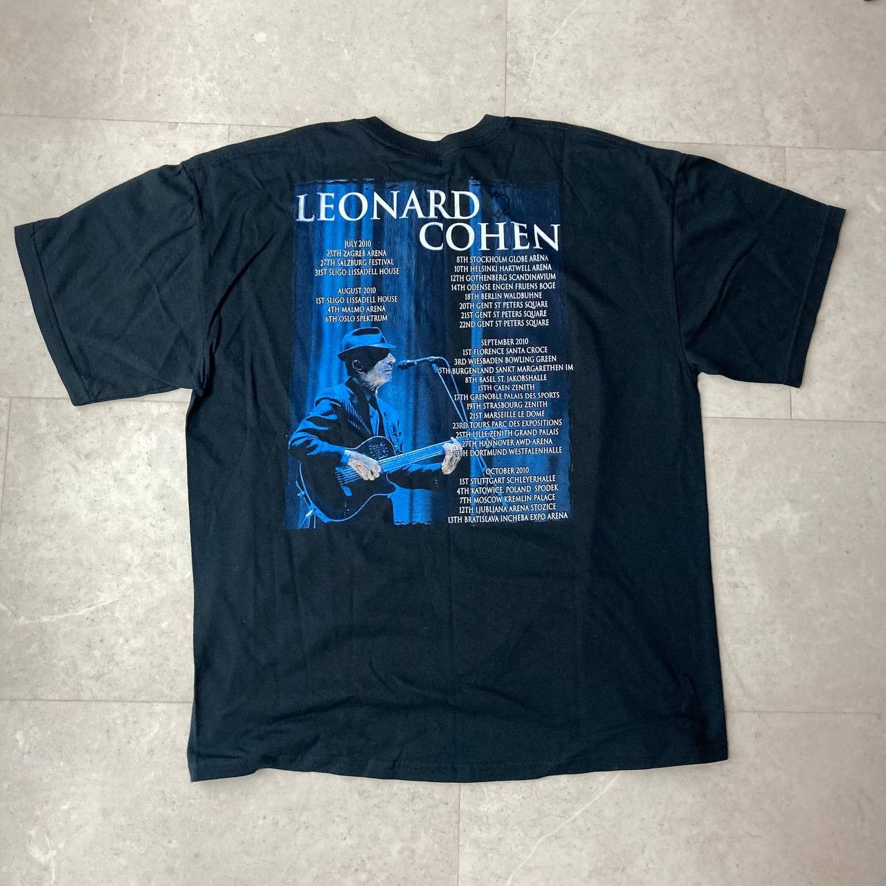 Band Tees Vintage Leonard Cohen Folk Blues Rock Band Tour Tee Size US XL / EU 56 / 4 - 2 Thumbnail