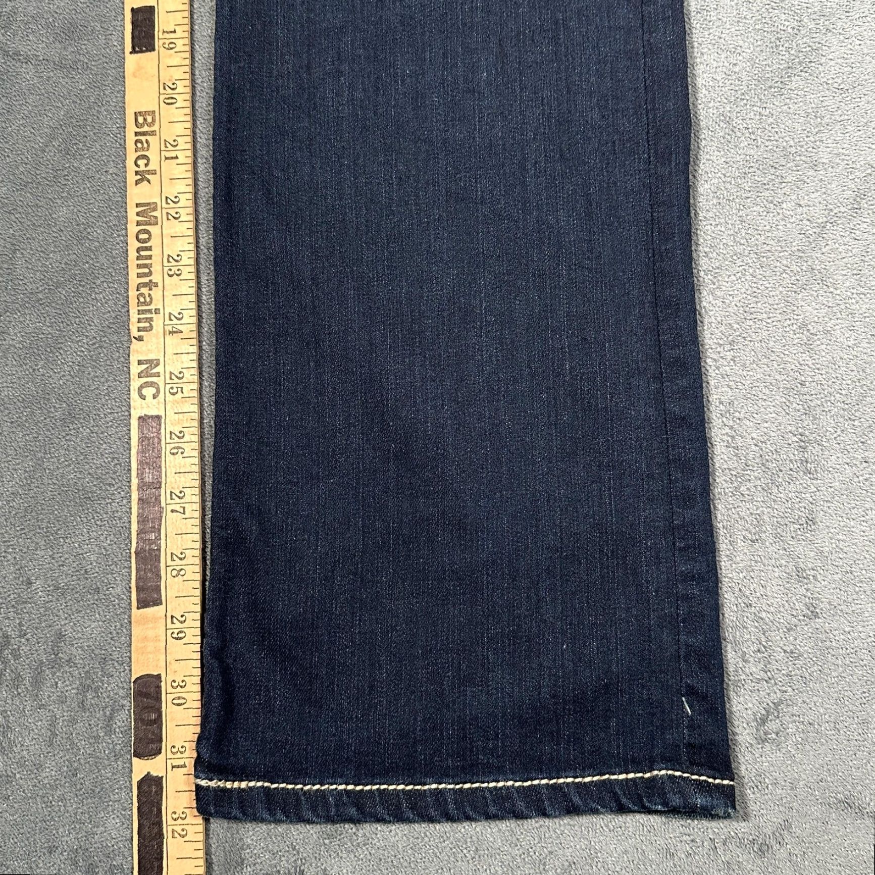 BKE BKE Harper Jeans Womens 29R Blue Bootcut Stretch Denim Studded Pockets Mid Rise Size 29" - 6 Thumbnail