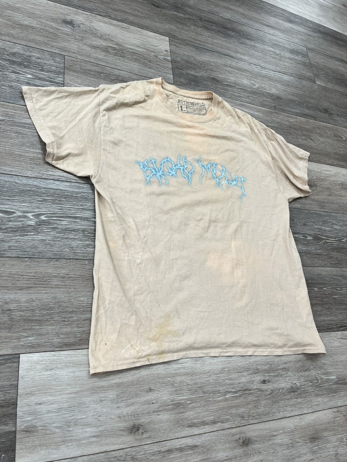 Travis Scott Travis Scott Sicko Mode Lightning Astroworld Tour T-Shirt Size US L / EU 52-54 / 3 - 3 Thumbnail