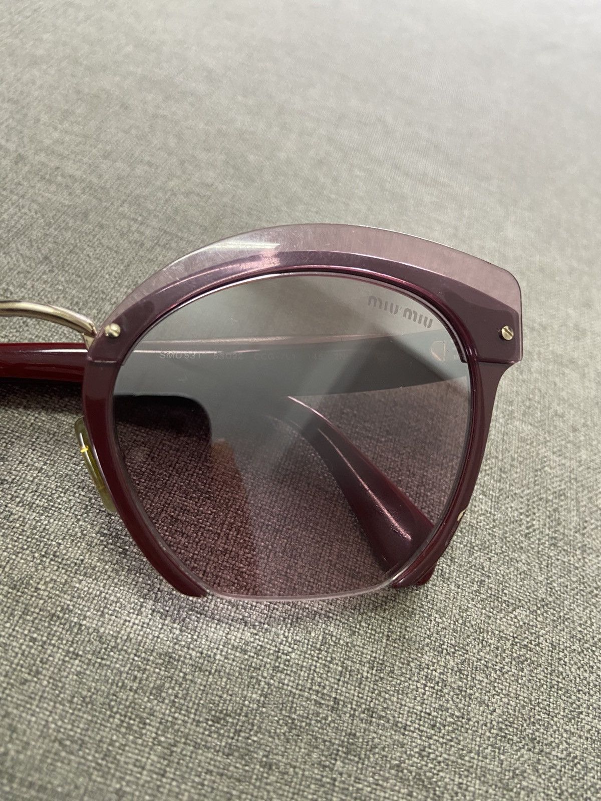 Miu Miu Miu Miu Pink Mirrored Sunglasess Size ONE SIZE - 5 Thumbnail