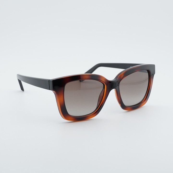Salvatore Ferragamo Salvatore Ferragamo SF955S 214 Sunglasses Havana Square Fram Size ONE SIZE - 7 Thumbnail