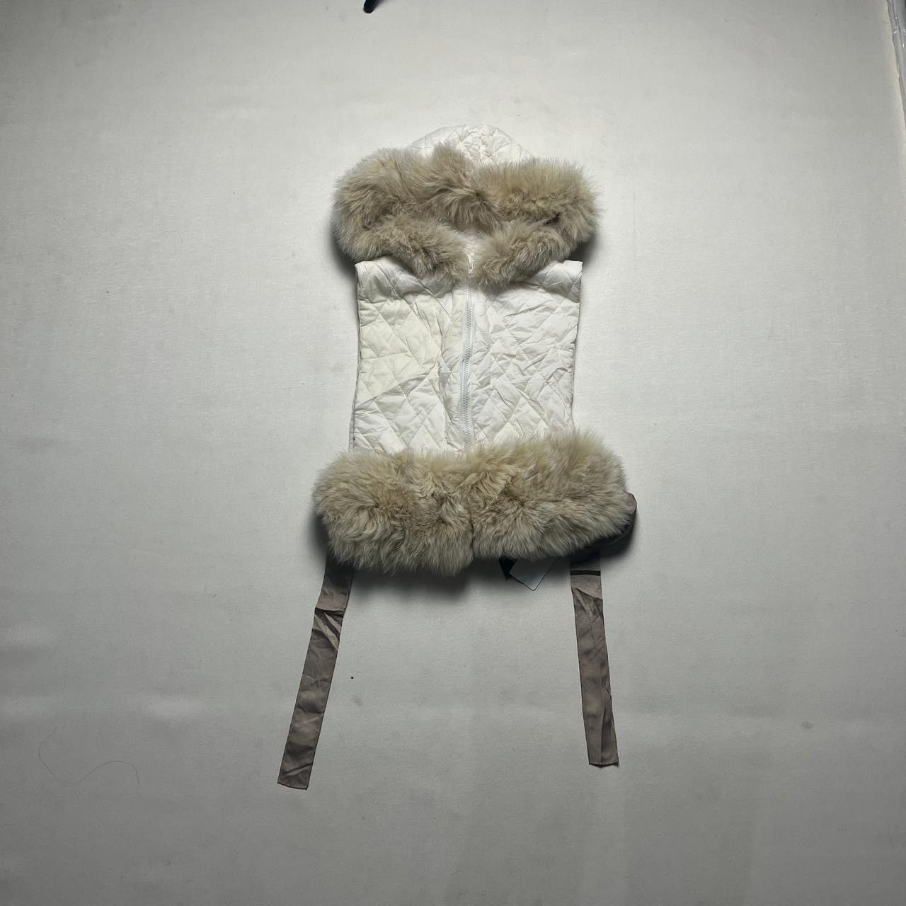 Japanese Brand Undici.nove faux fur vest Size S / US 4 / IT 40 - 4 Thumbnail