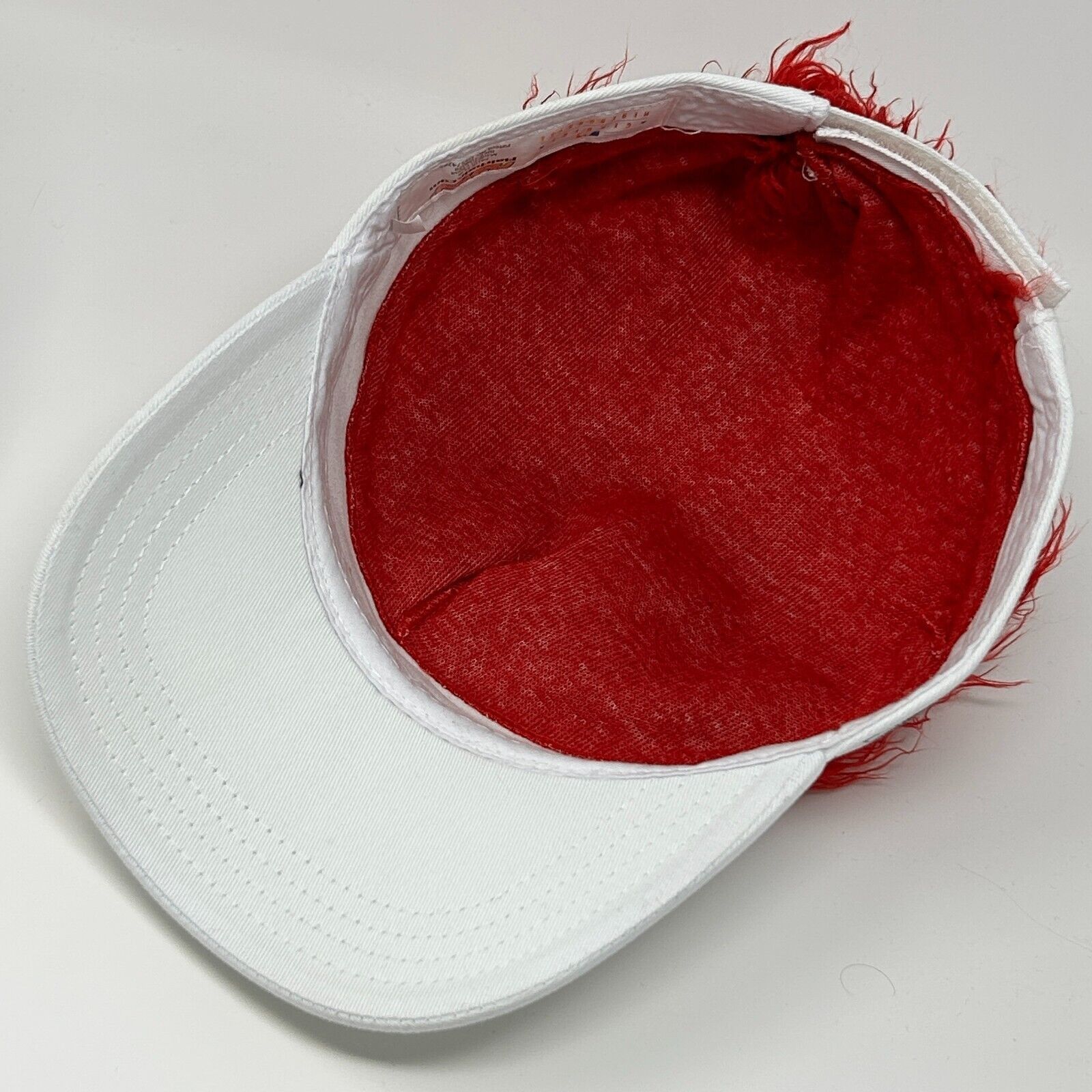 MLB Los Angeles LA Angels Red Flair Hair Visor Hat Cap Size ONE SIZE - 4 Thumbnail