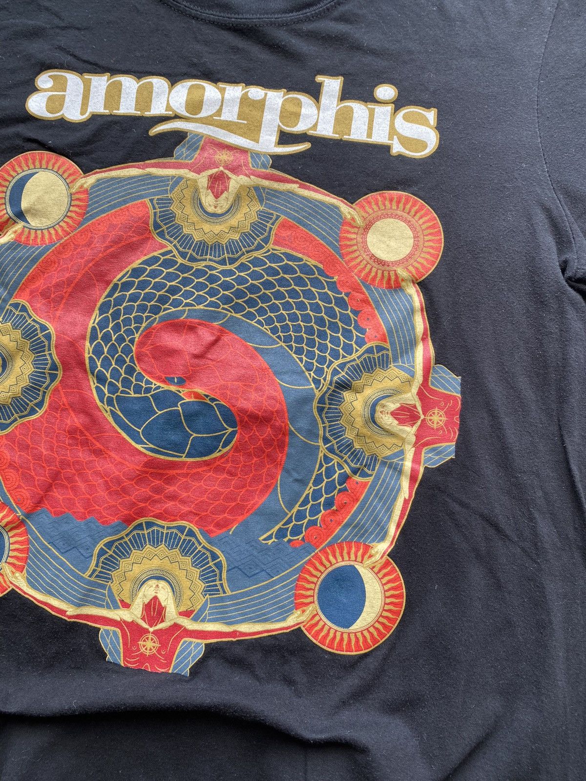 Band Tees 🔥Amorphis Under The Red Cloud black band tee Size US M / EU 48-50 / 2 - 2 Thumbnail