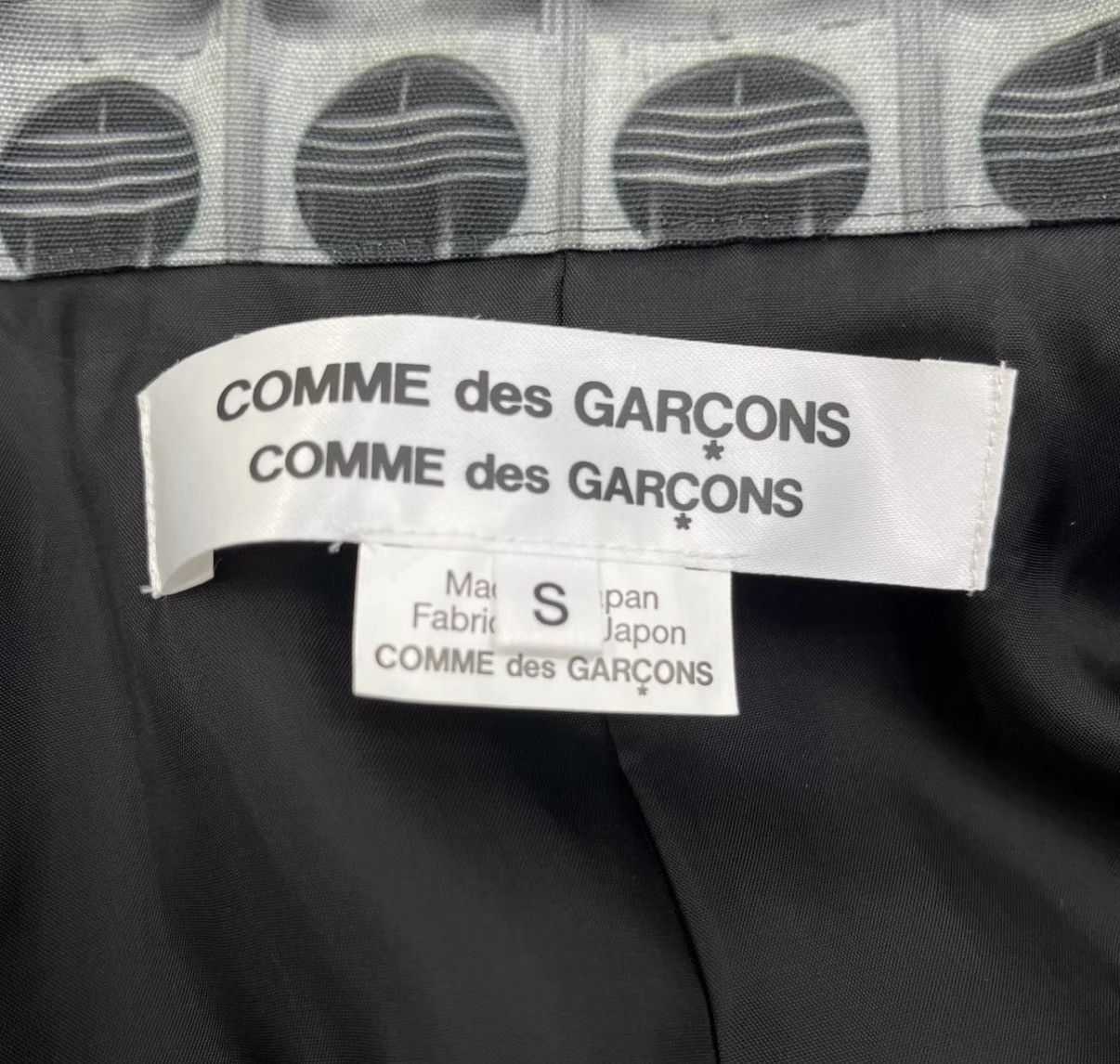 Comme des Garcons COMME des GARÇONS Geometric Polka Dot Cropped Jacket K23 Size S / US 4 / IT 40 - 7 Thumbnail