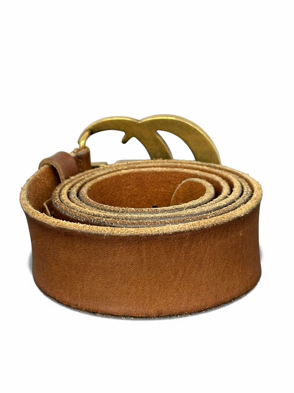 Gucci Gucci Brown Leather Belt Size 34 - 2 Thumbnail