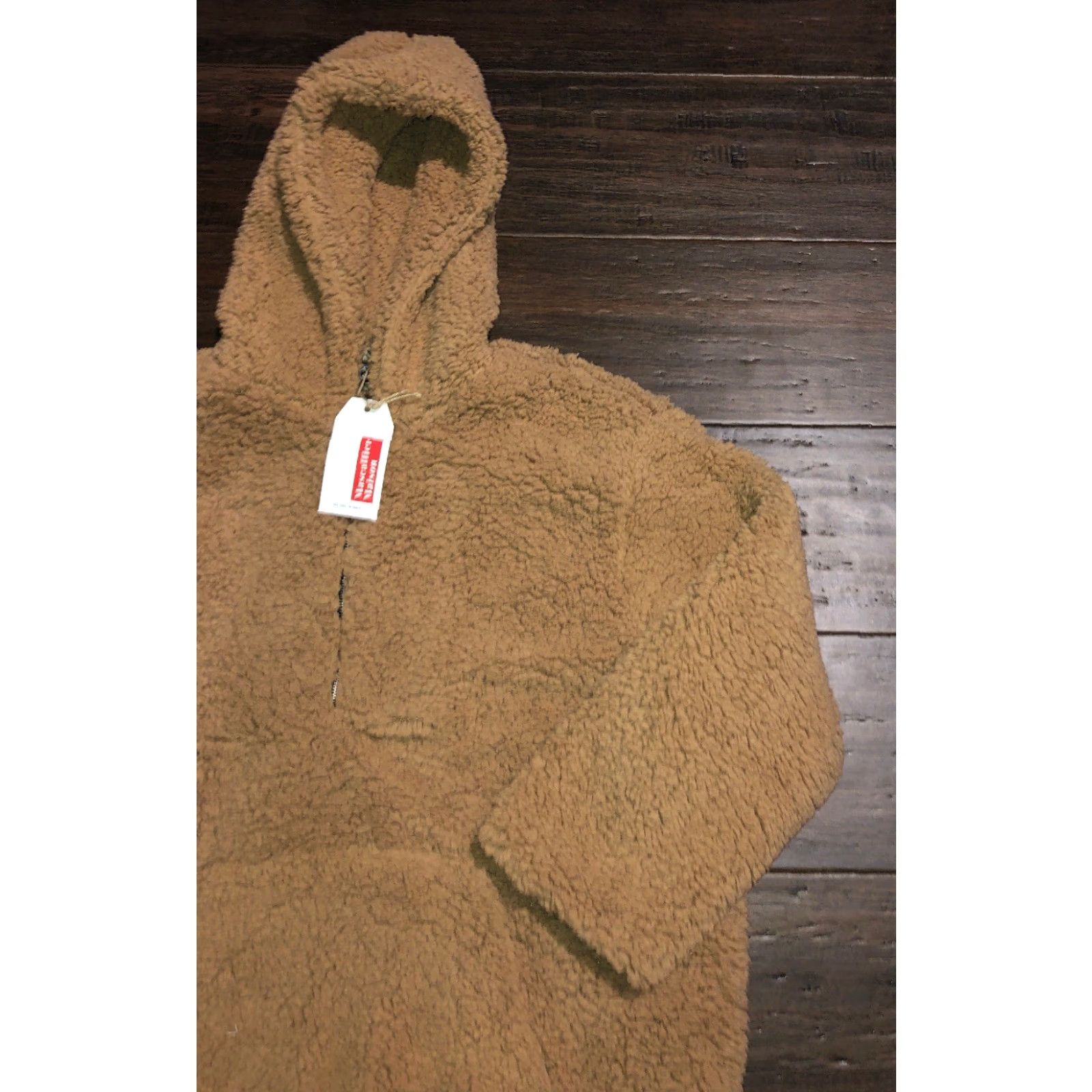 Vintage Mascallier Maison Jacket Womens Brown Fleece/Faux Fur Size 12 NEW Monkey Fleece Size XL / US 12-14 / IT 48-50 - 2 Thumbnail