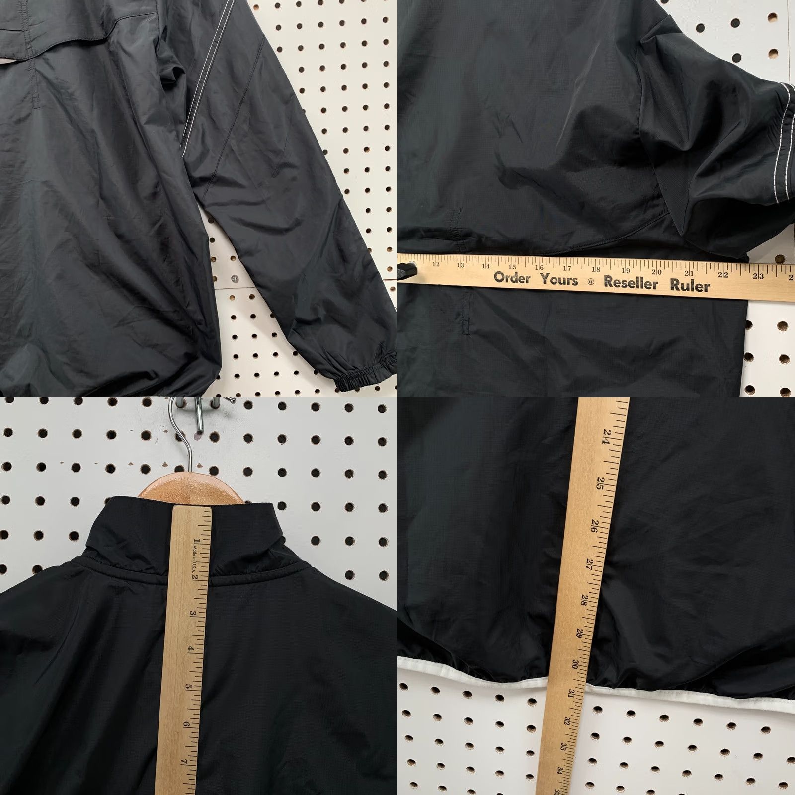 Adidas Adidas Running Windbreaker Jacket Black Mens Medium Vented 22.5x31 Size US M / EU 48-50 / 2 - 10 Thumbnail