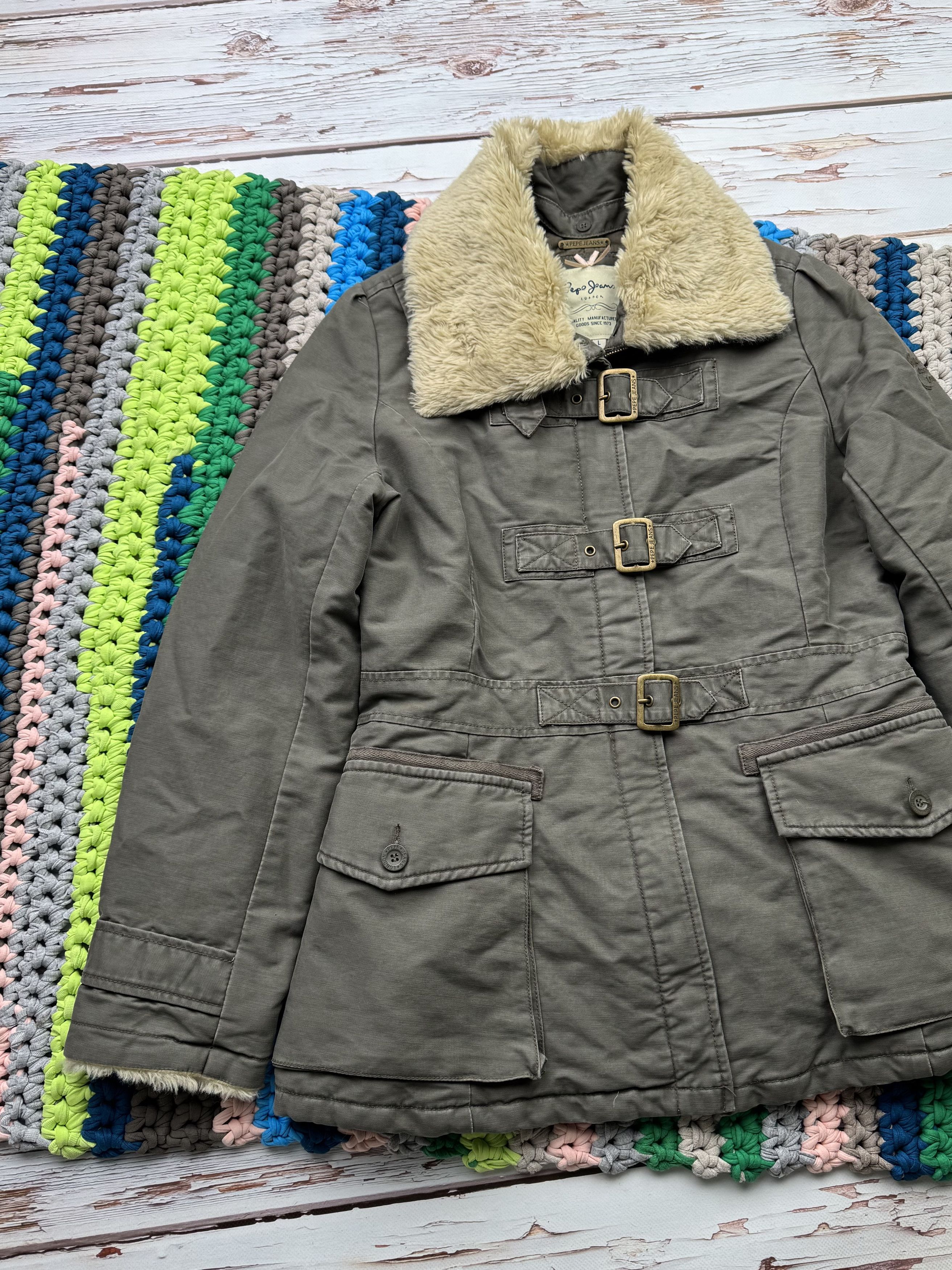 If Six Was Nine Vintage Jacket With Straps (ET1)(D15) Size L / US 10 / IT 46 - 2 Thumbnail