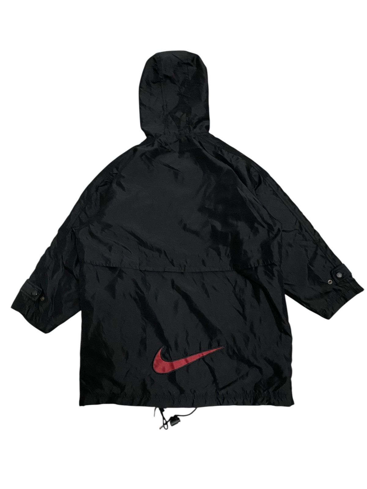 Nike × Sports Specialties × Vintage Vintage 90s Nike Swoosh Down Hoodies Jacket Kids Size US M / EU 48-50 / 2 - 1 Thumbnail
