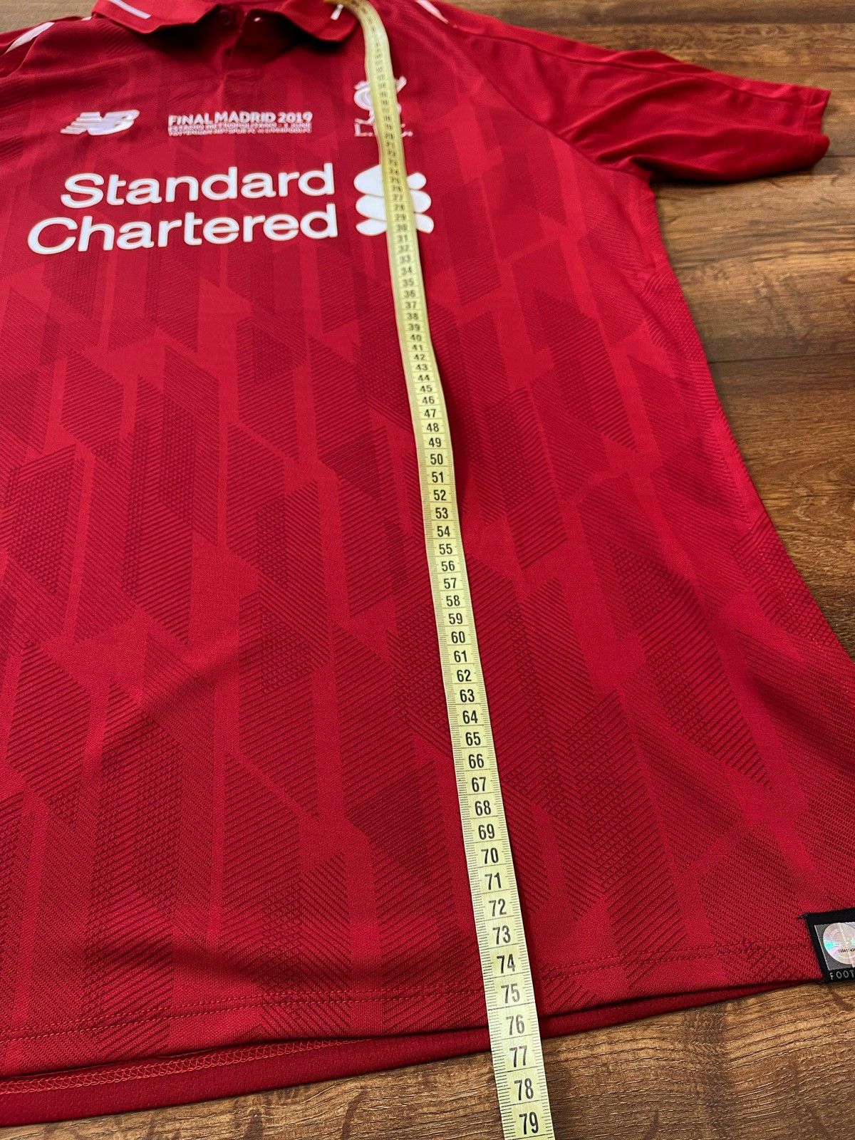 New Balance Liverpool FC 2018/2019 Shirt – Champions League Final Madrid Size US XL / EU 56 / 4 - 10 Thumbnail