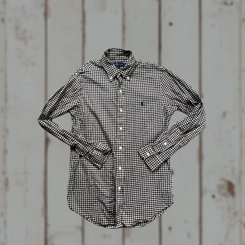 Ralph Lauren Ralph Lauren Shirt Mens Medium Black Check Button-Down Long Sleeve Pony Logo Size US M / EU 48-50 / 2 - 1 Thumbnail
