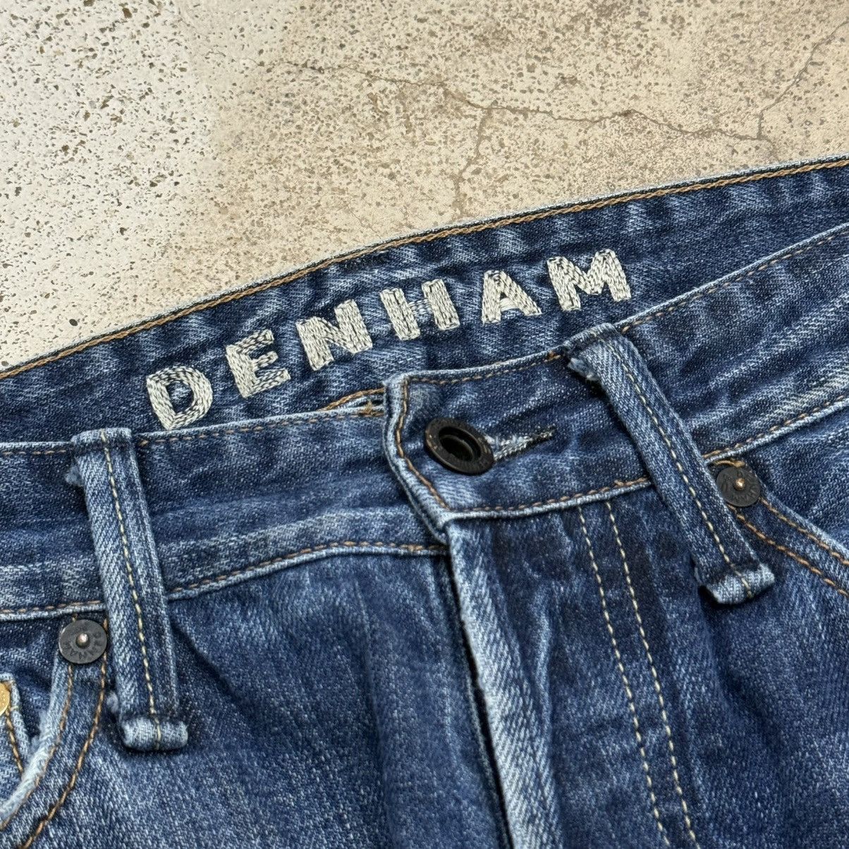 DENHAM Denham Selvedge Razor Slim Fit Distressed Denim Pants Size US 31 - 9 Thumbnail