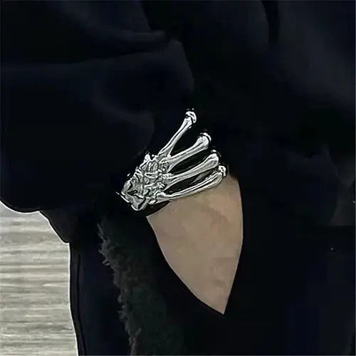 Japanese Brand × Jewelry Skull Hand Bangles Size ONE SIZE - 4 Thumbnail