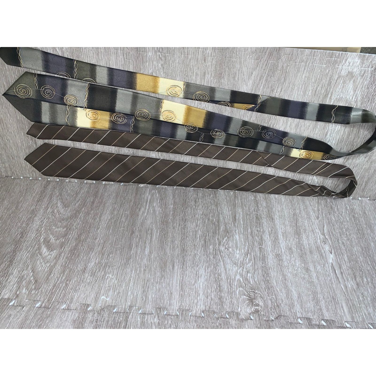 The Unbranded Brand Men's Geometric Tie Set 4pc Multicolor Business/Special Size ONE SIZE - 9 Thumbnail