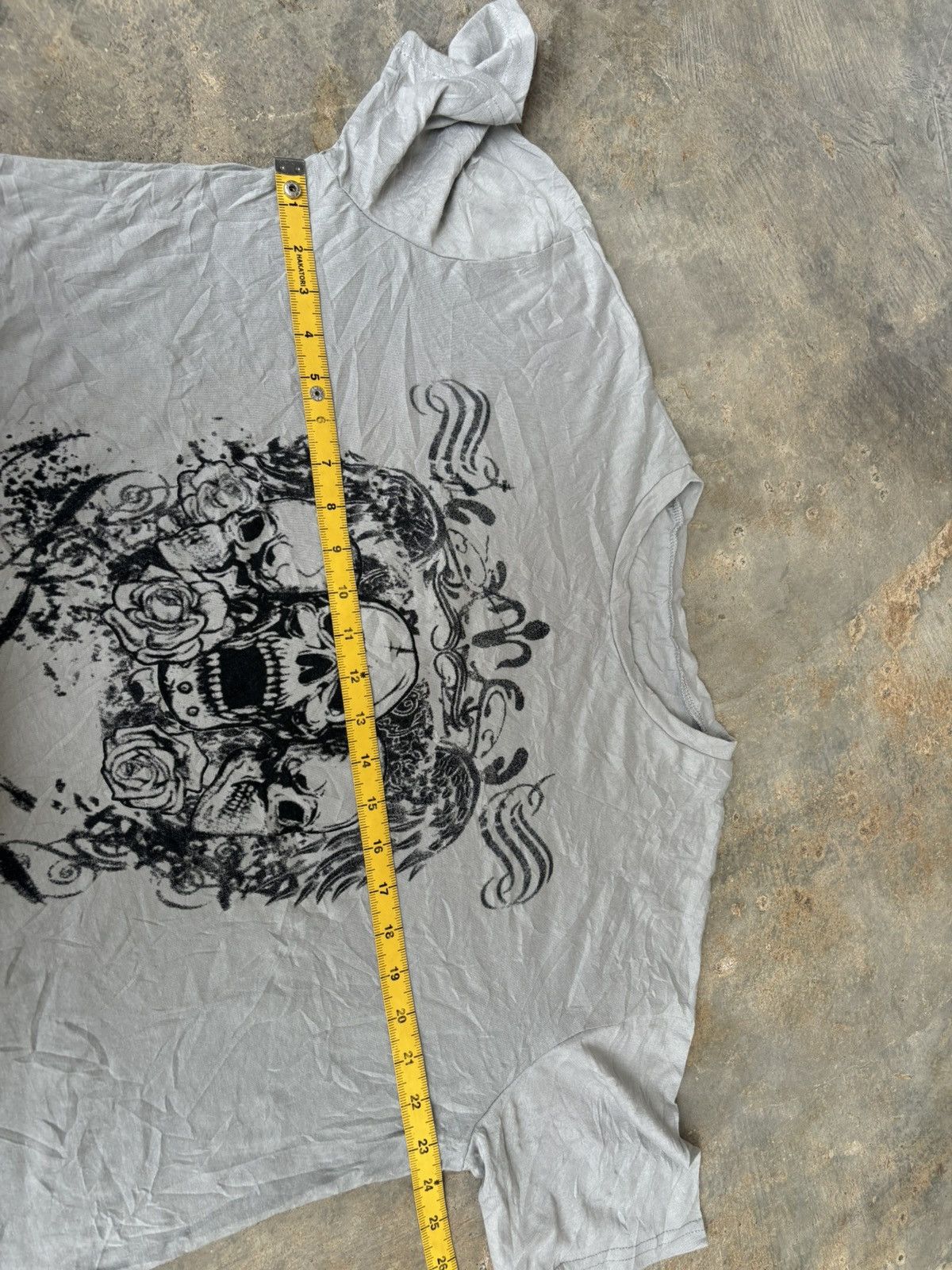 Japanese Brand Romwe Poem Skull Ifsixwasnine Punk Style Tshirt Size US L / EU 52-54 / 3 - 7 Thumbnail