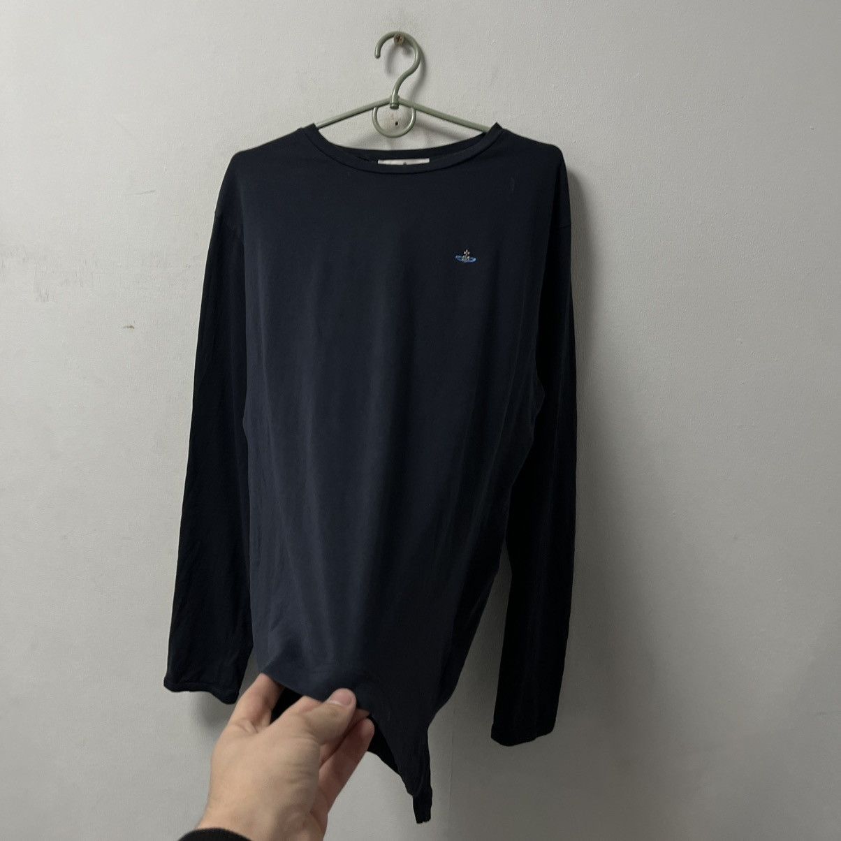 Vivienne Westwood Mens Vivienne Westwood Longsleeve T-shirt basic logo luxury Size US XL / EU 56 / 4 - 8 Thumbnail