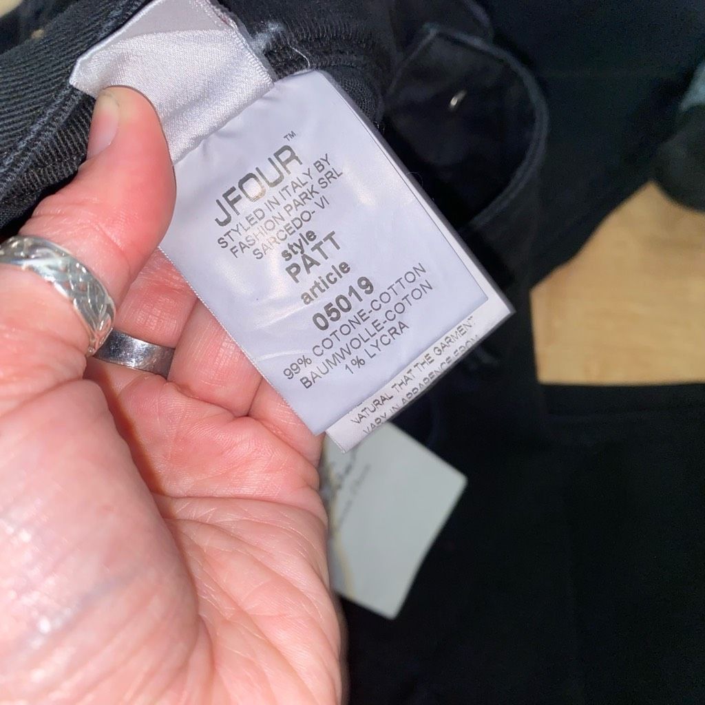 Other JFOUR NWT Black Straight Legged Jeans, Size 31", MSRP $130 Size 31" - 9 Thumbnail