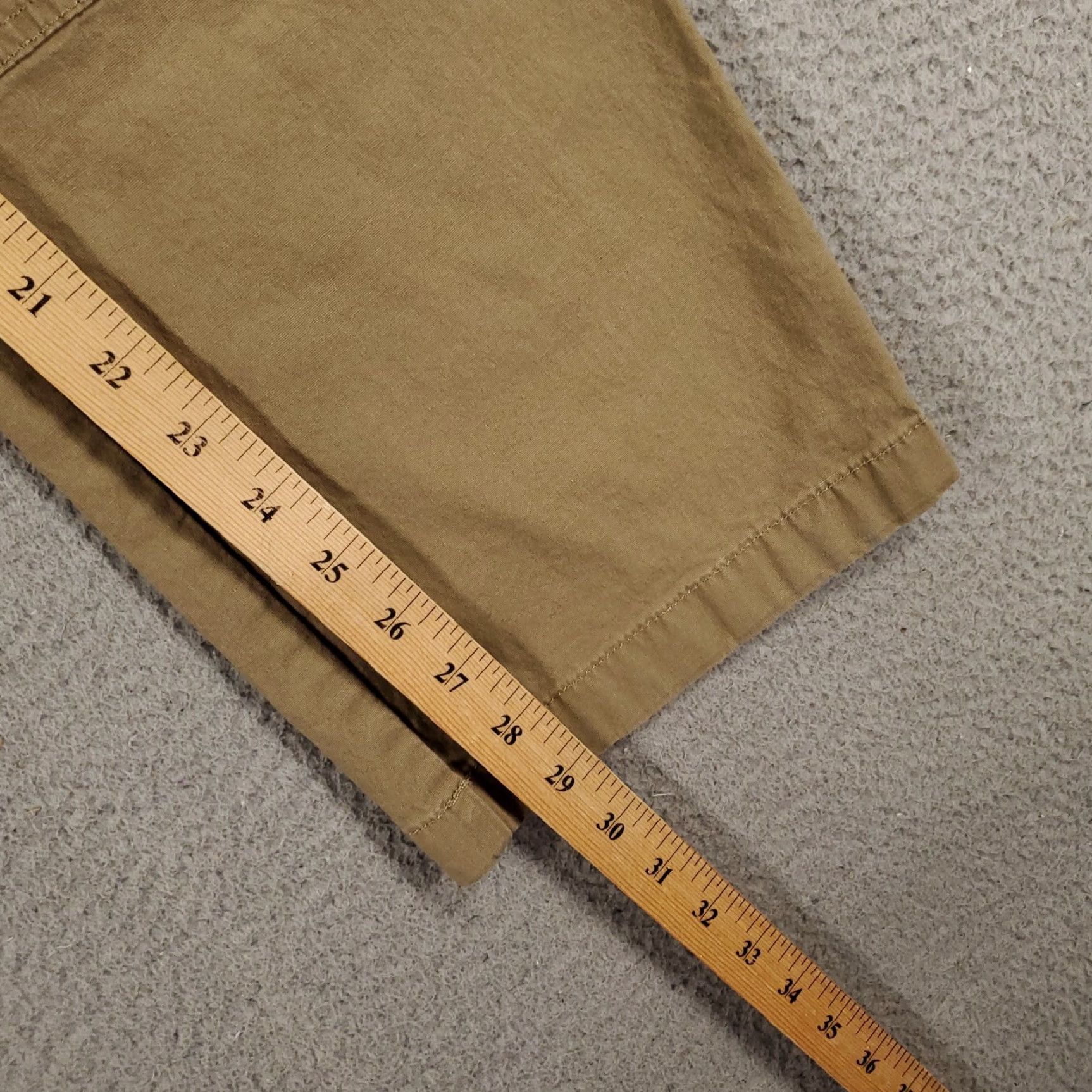 Vintage LL Bean Mens Pants 36x30 Double Knee Brown Lightweight Stretch Chino Casual Travel Workwear Vintage No Size US 36 / EU 52 - 4 Thumbnail