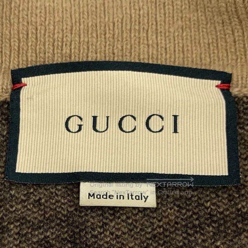 Gucci Gucci Brown logo jacquart full print wool lapel single-bre Size US XL / EU 56 / 4 - 5 Thumbnail