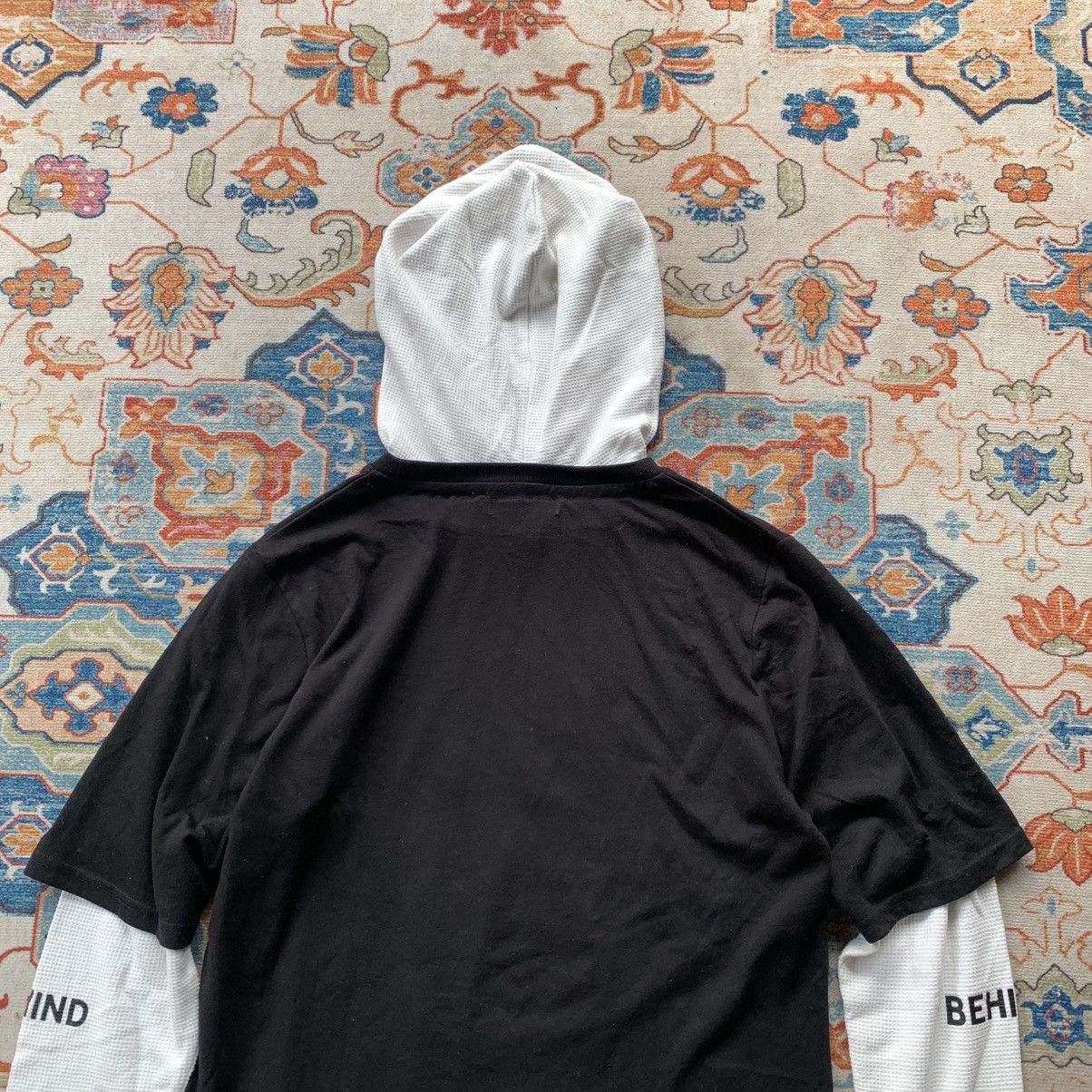 Hysteric Glamour Y2k japanese layered waffel hoded Size US L / EU 52-54 / 3 - 8 Thumbnail