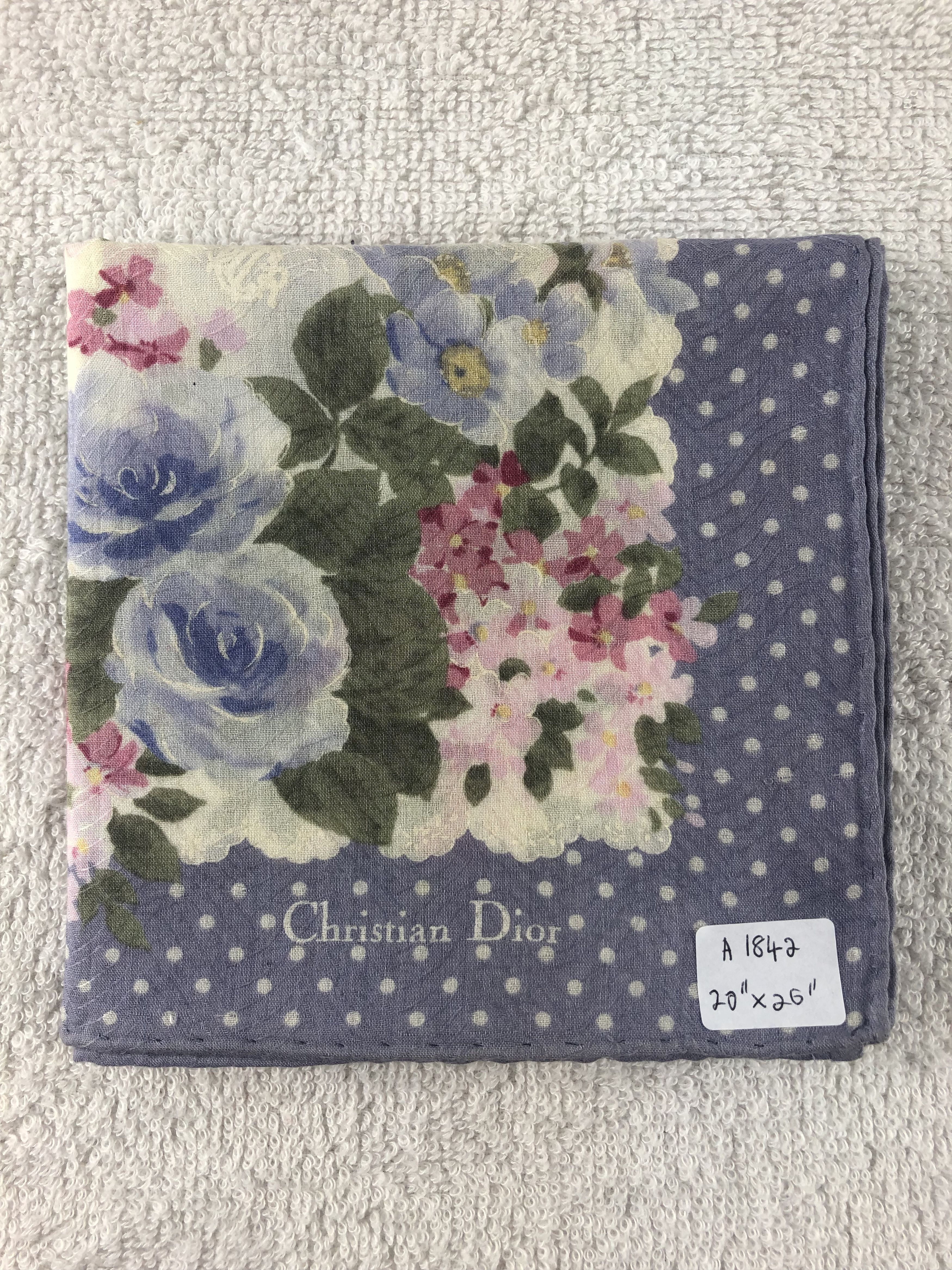 Vintage Christian Dior Handkerchief / Bandana / Neckerchief Size ONE SIZE - 7 Thumbnail