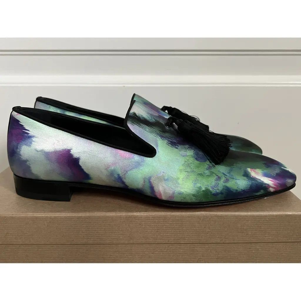 Christian Louboutin o1bcso1str1024 Flats in Green Size US 12 / EU 45 - 4 Thumbnail