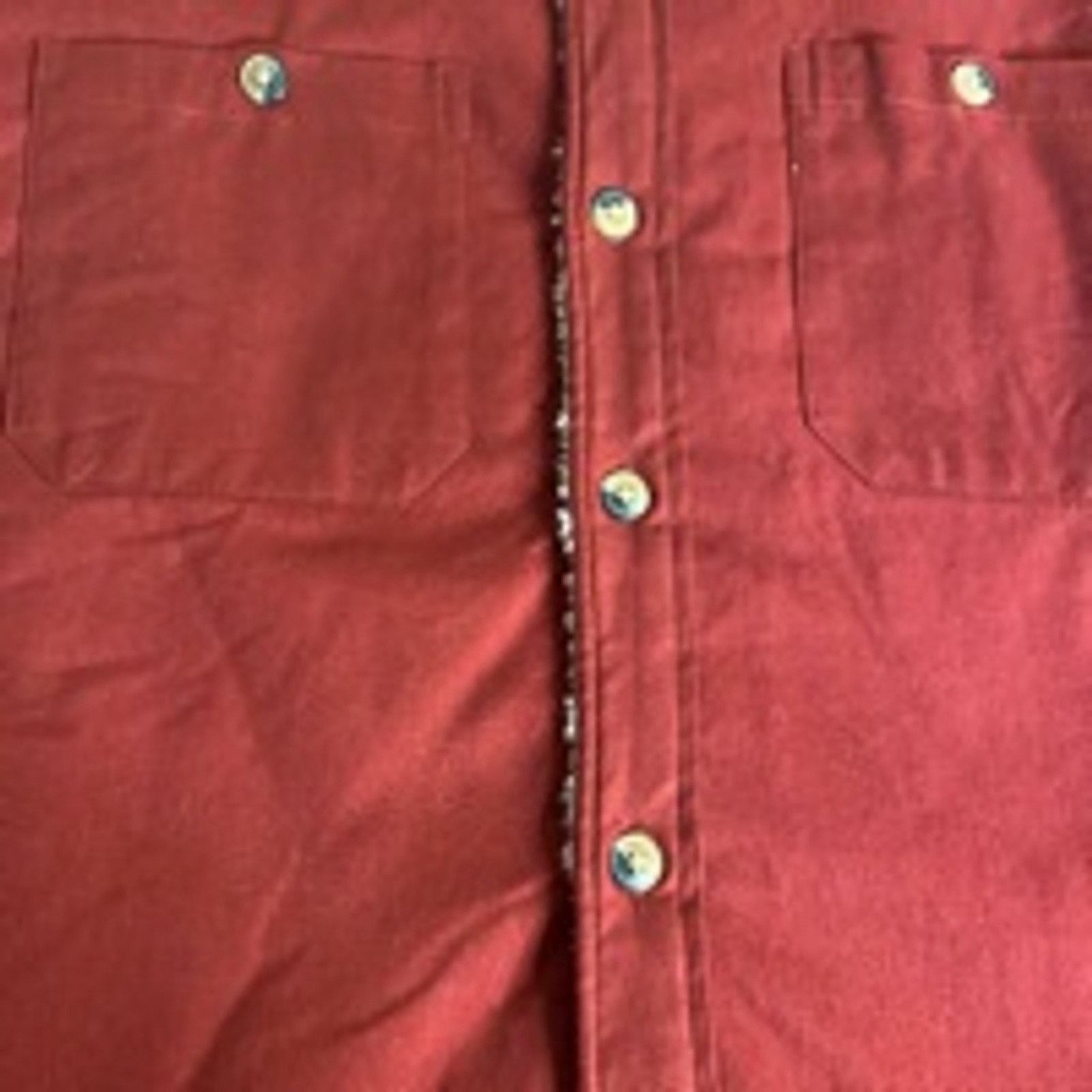 Nomad Nomad Flynn Sherpa Lined Jacket Oxblood Red Flannel Coat S Size US S / EU 44-46 / 1 - 4 Thumbnail