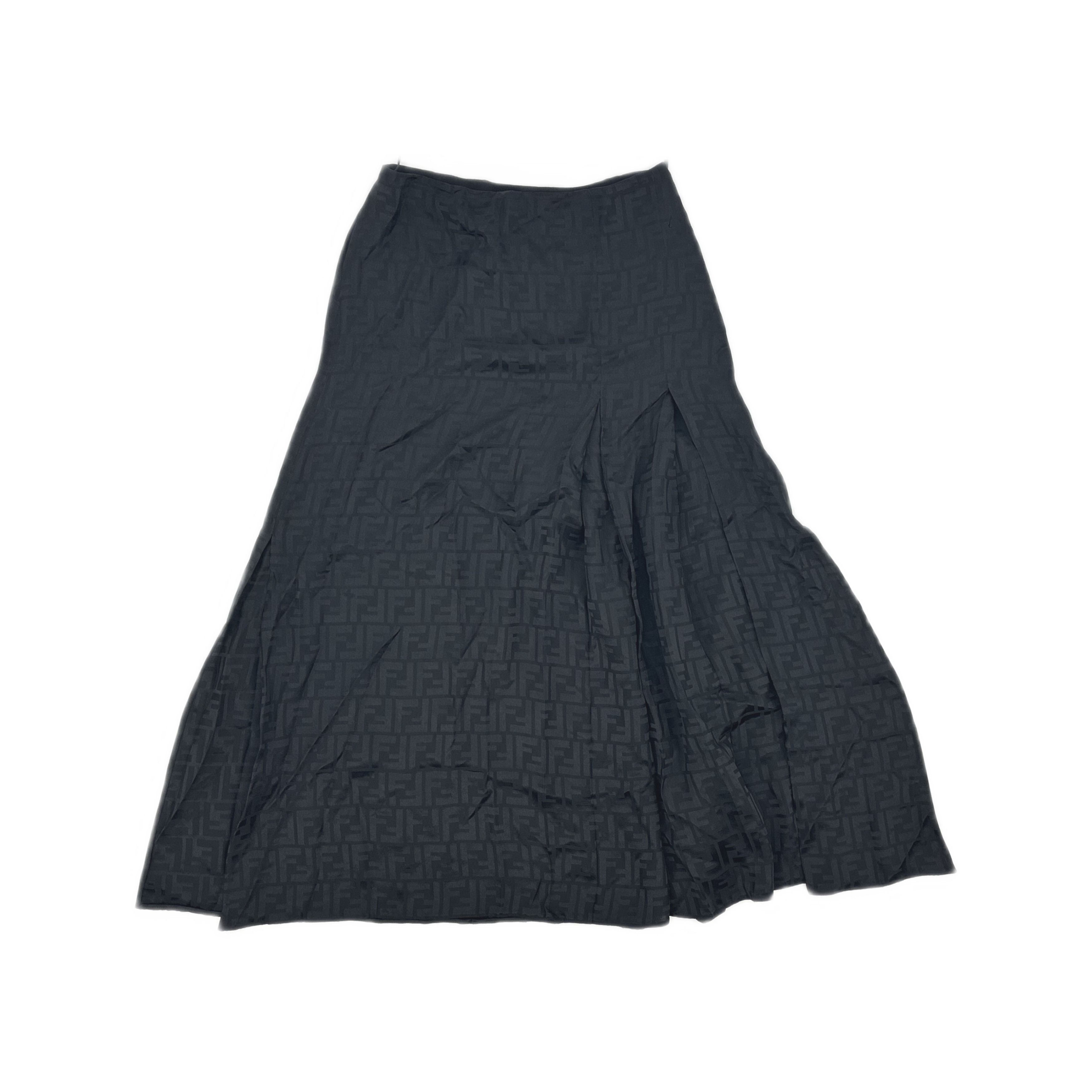 Fendi Fendi Logo Pattern Midi Skirt Size IT 36 Size 25" / US 0 / IT 36 - 1 Thumbnail