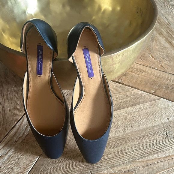 Ralph Lauren Purple Label RALPH LAUREN purple label Krissty ballerina flats 39.5 navy Size US 9.5 / IT 39.5 - 2 Thumbnail