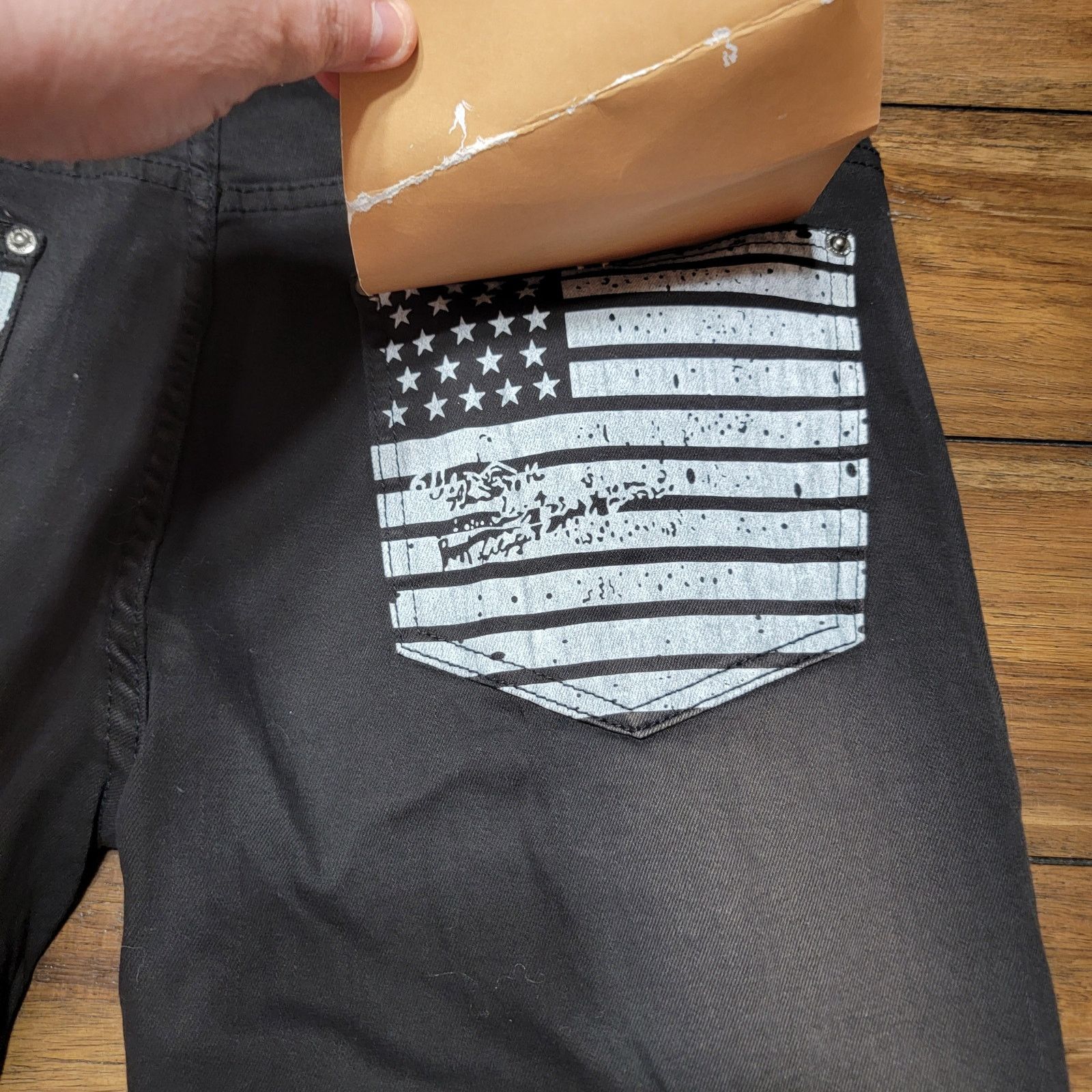 Winchester Winchester Shredded Black Denim Jeans - Size 36/33 NWT Size US 36 / EU 52 - 7 Thumbnail