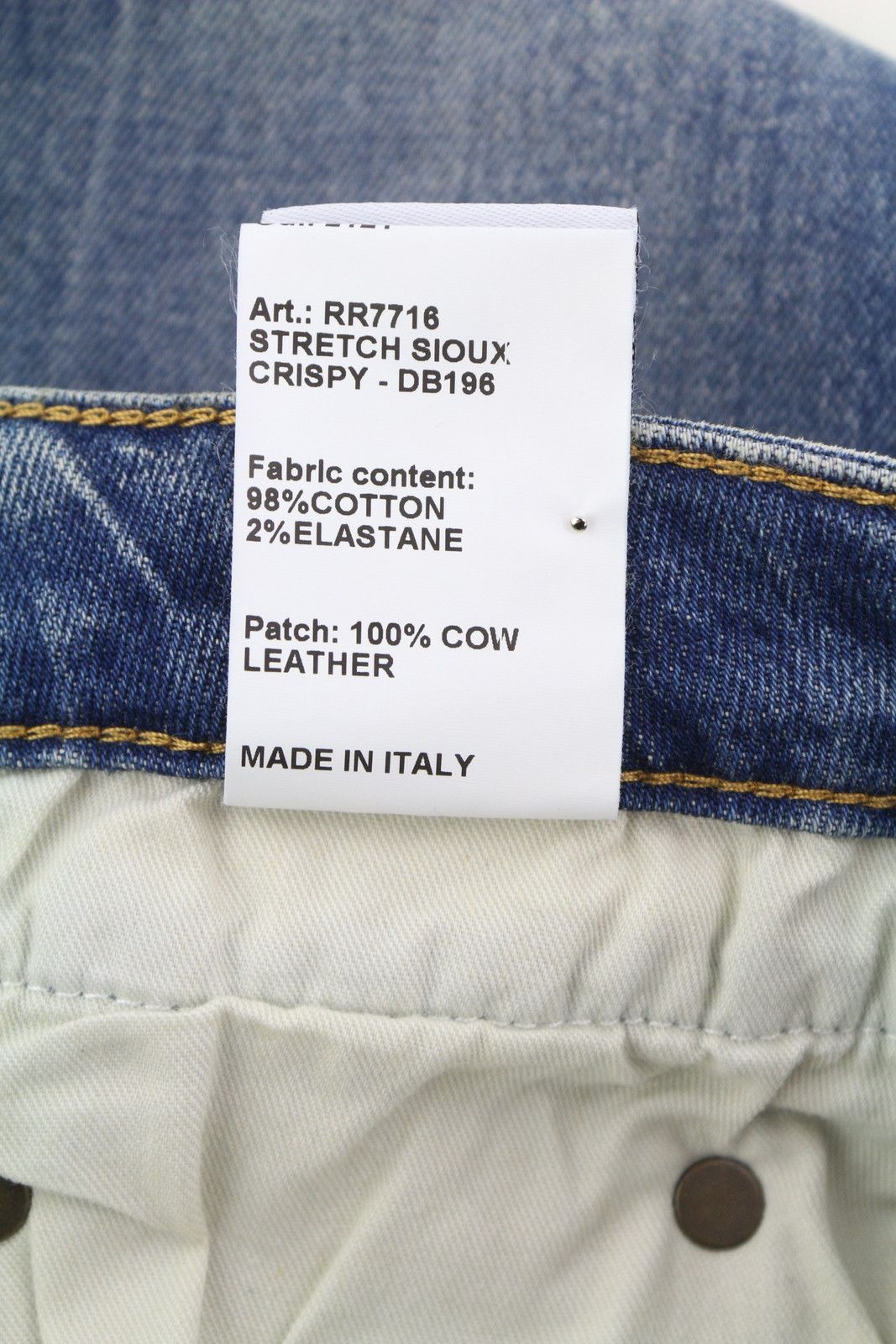 R13 BOY STRAIGHT 26 Cropped Ankle Washed Bue Kelly 84455 Size 26" / US 2 / IT 38 - 11 Thumbnail