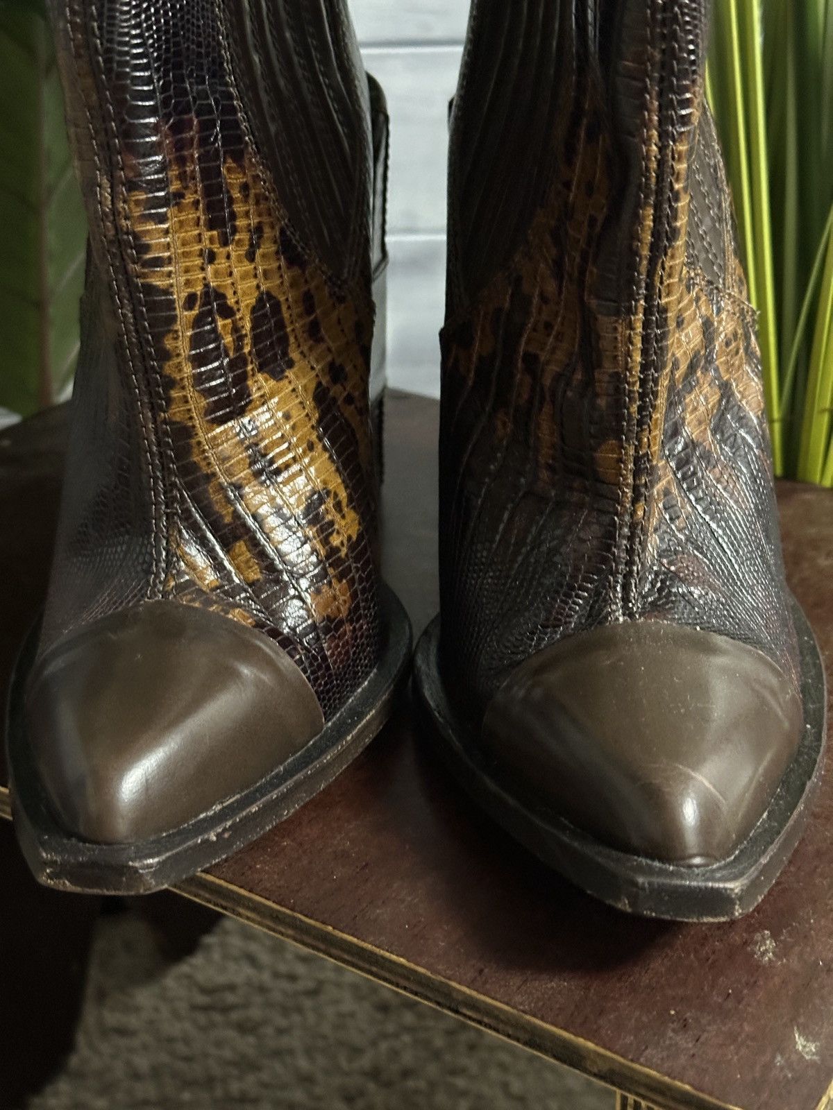 Japanese Brand × Leather Rare Boots Real Leather Snake U Made In Portugal Avant-Garde Size US 8 / IT 38 - 4 Thumbnail