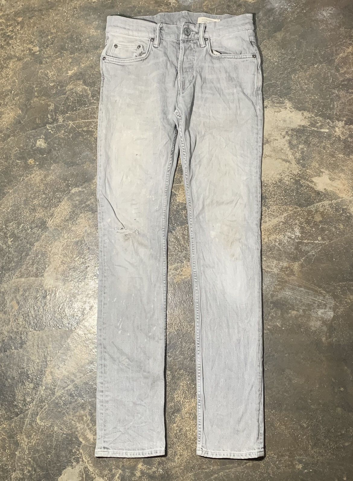 Allsaints Allsaints Skinny Straight jeans Size US 27 - 1 Thumbnail