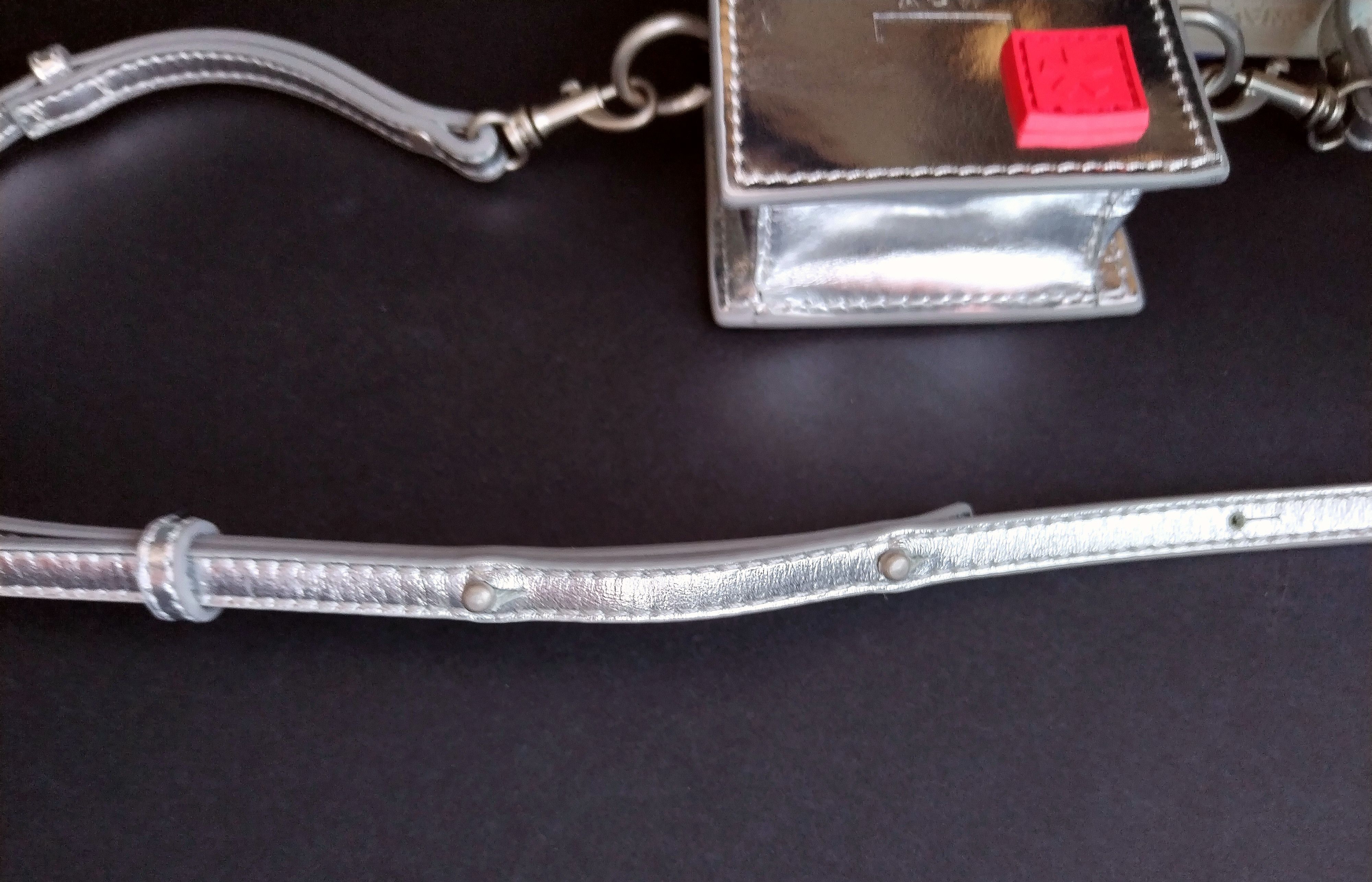 A-COLD-WALL* Silver square coin pouch Size ONE SIZE - 10 Thumbnail