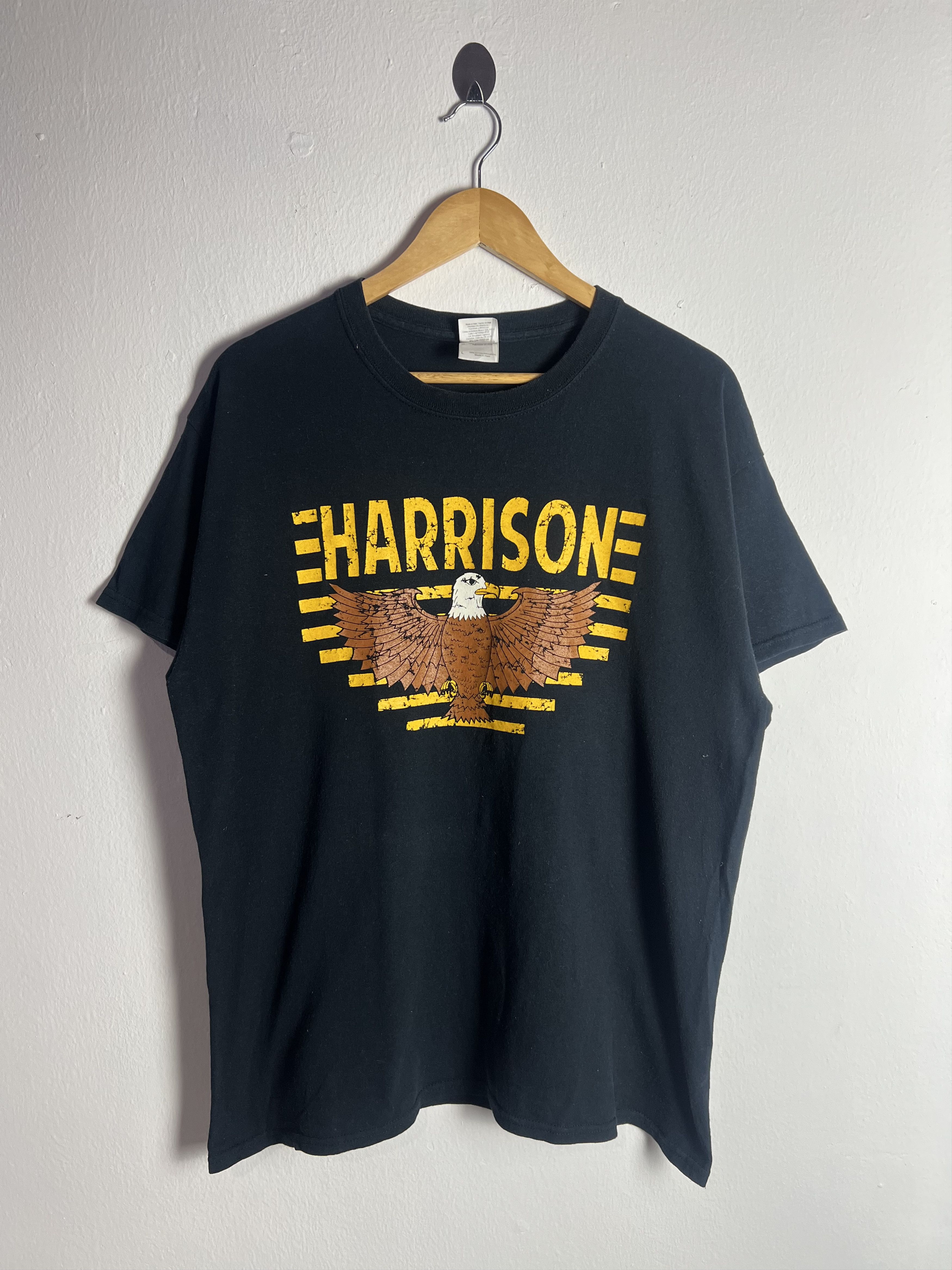 Japanese Brand George Harrison Eagle Graphic Tee Size US L / EU 52-54 / 3 - 1 Thumbnail