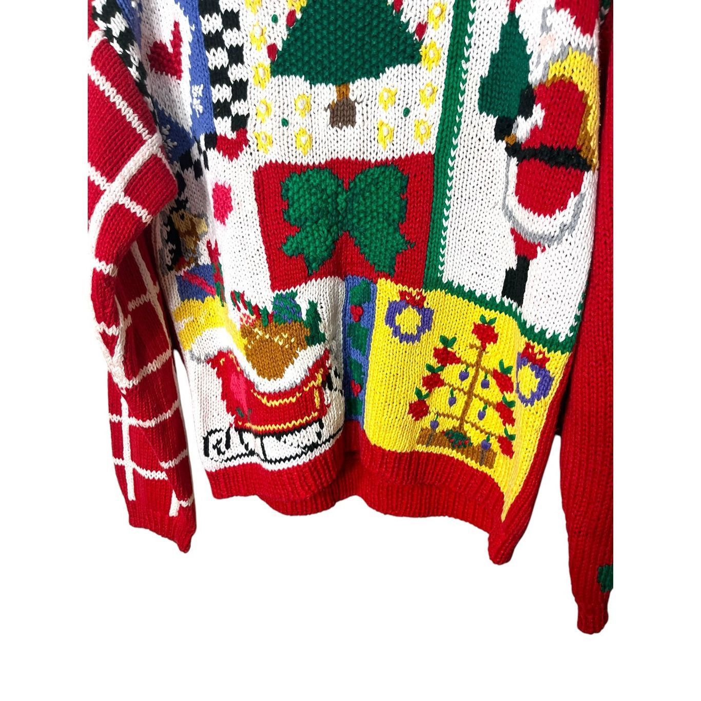 Other Vintage 90’s The Eagle’s Eye Christmas Pullover Noel Santa S Size L / US 10 / IT 46 - 3 Thumbnail