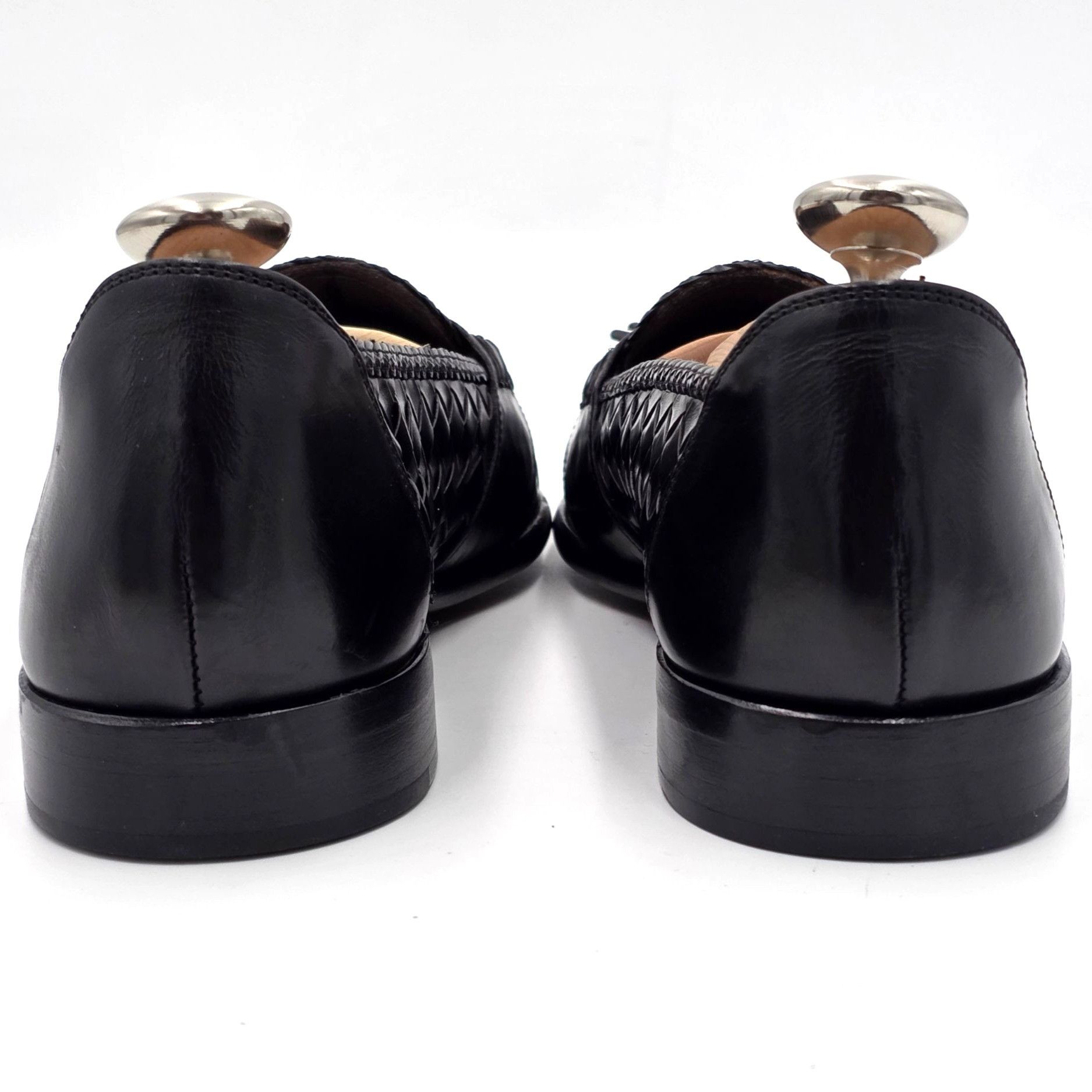 Bragano NEW Vintage Bragano Exotic Crocodile Leather Tassel Loafers Size US 8.5 / EU 41-42 - 9 Thumbnail