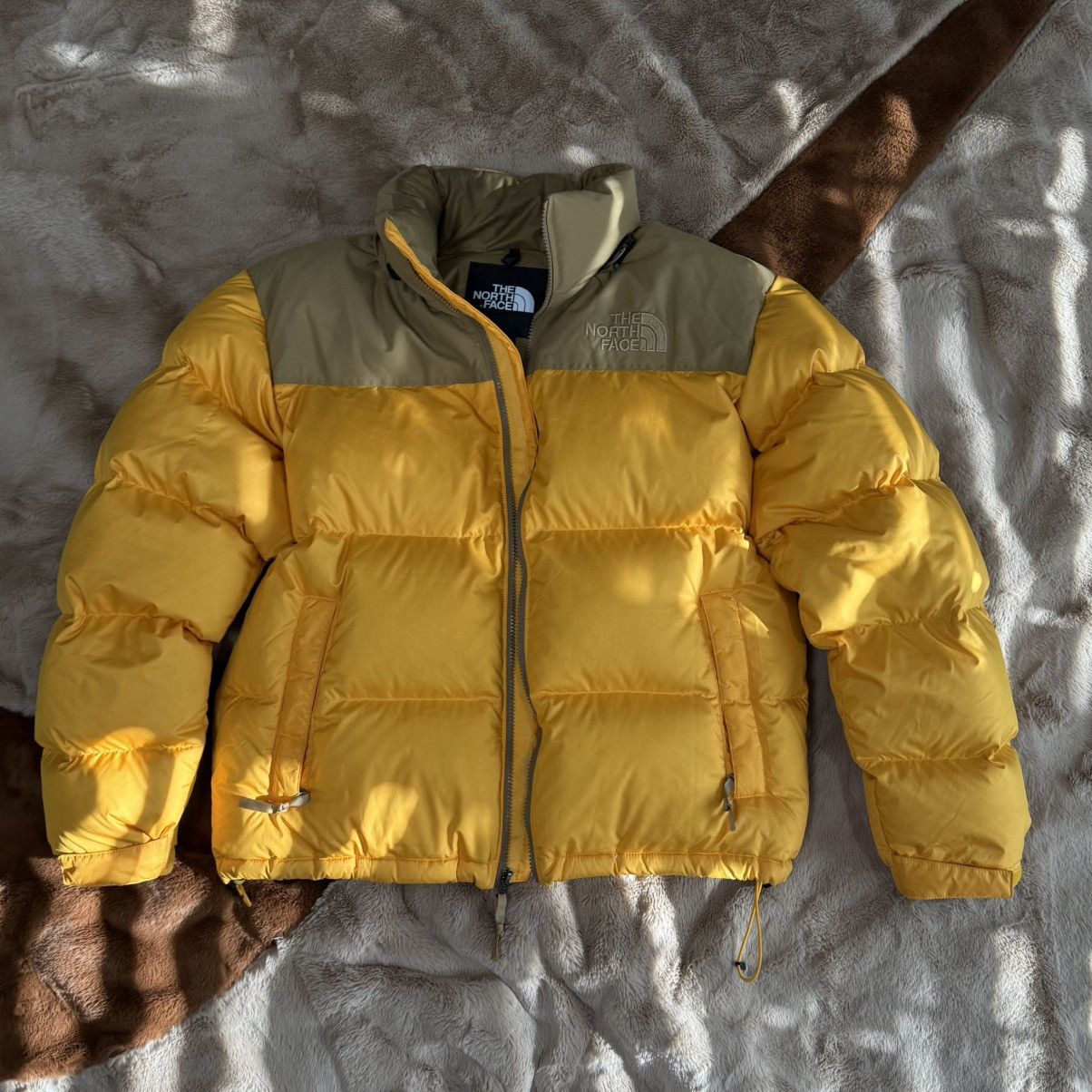 The North Face North Face 600 Yellow Puffer With Tan Shoulder Pads Size US M / EU 48-50 / 2 - 1 Thumbnail