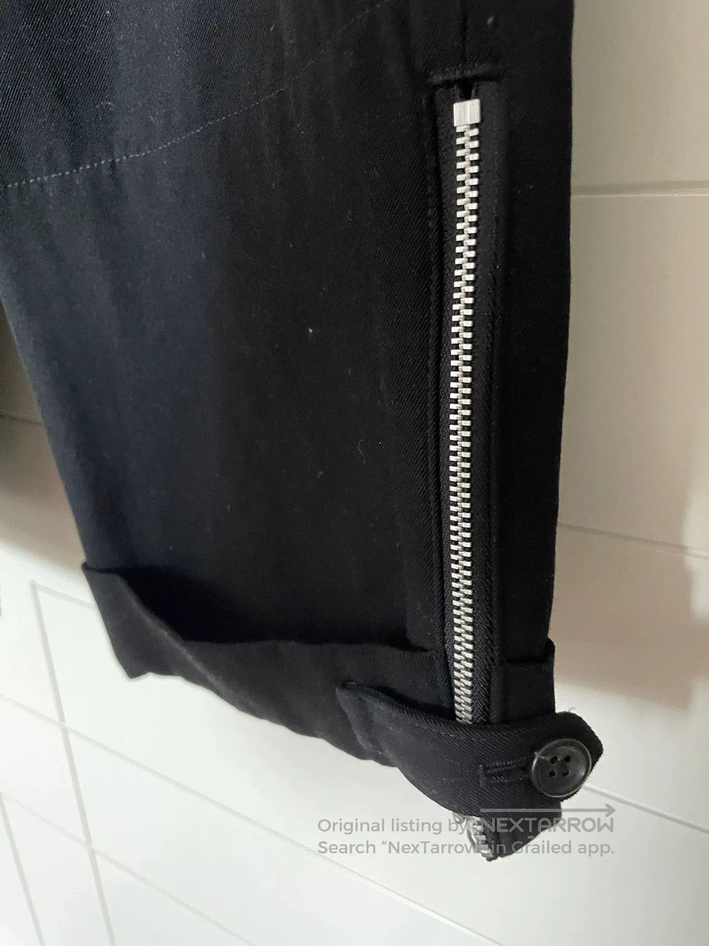 Yohji Yamamoto Yohji Yamamoto 07 Zip Cropped Pants. Size US 26 / EU 42 - 4 Thumbnail