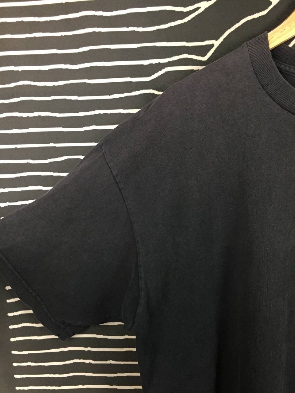 Rap Tees Vtg Pro Club Heavyweight Faded Black Plain Casual Tee Size US XXL / EU 58 / 5 - 4 Thumbnail